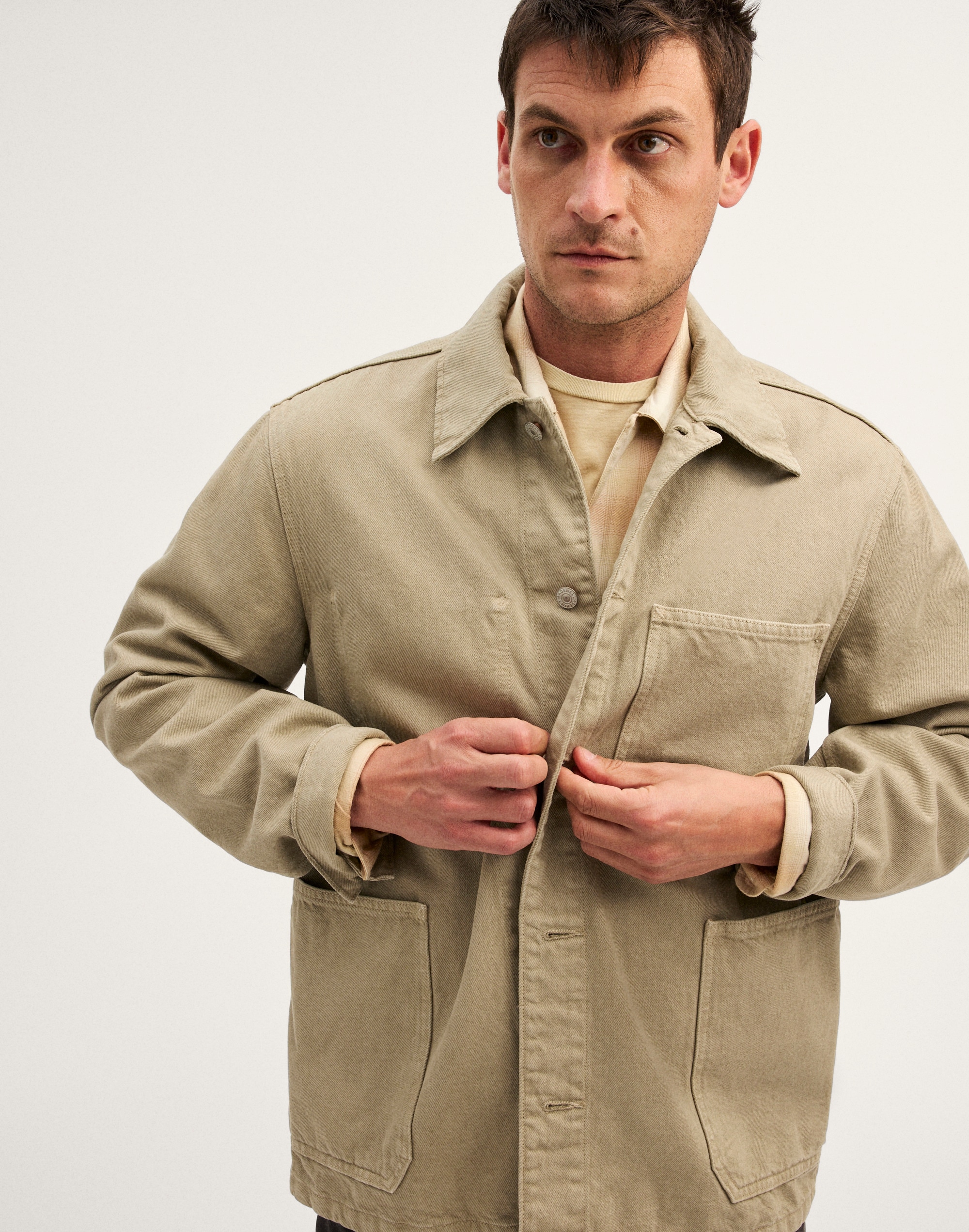 Garment-Dyed Chore Jacket in Denim | Madewell