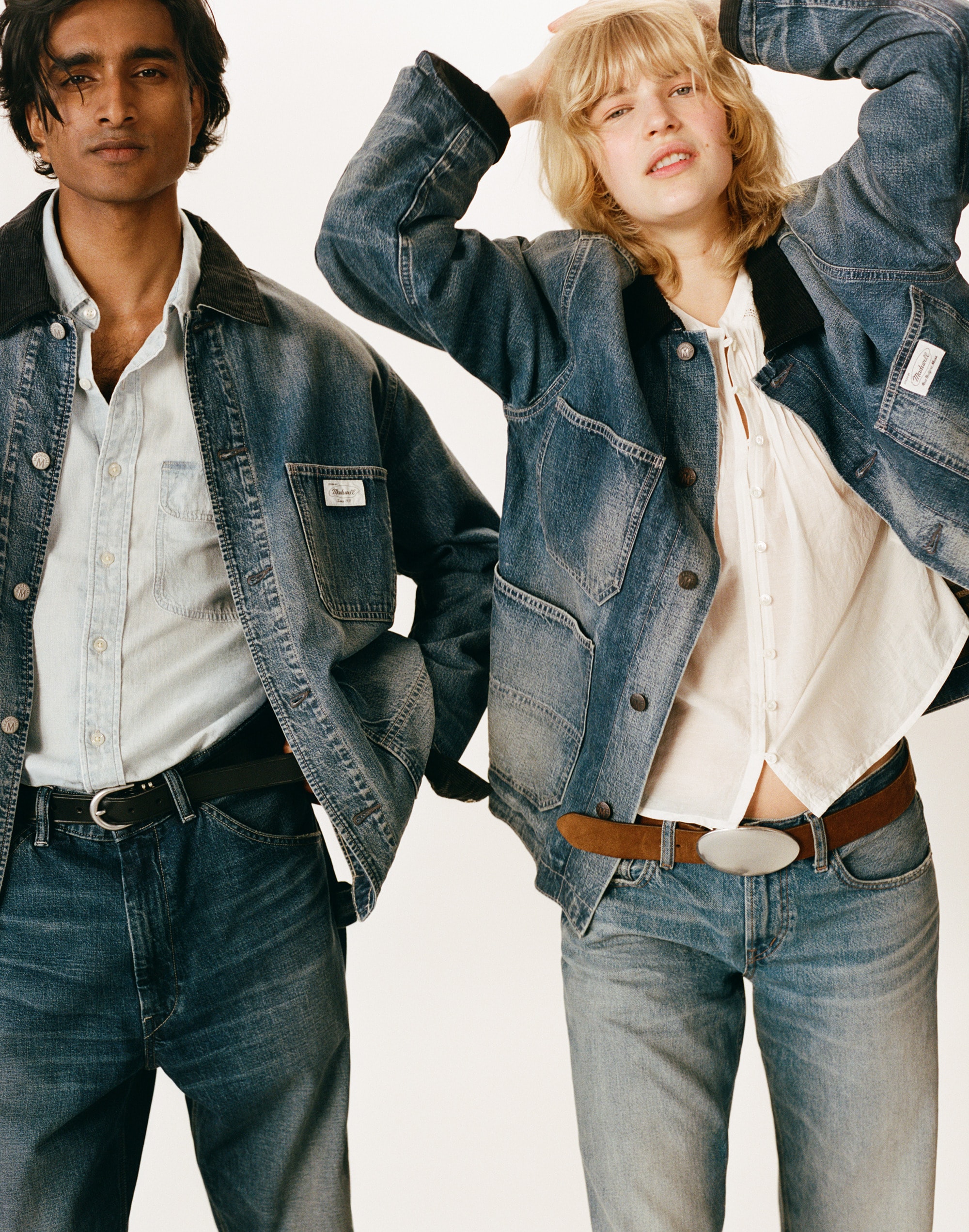 The Reissue Cord-Collar Denim Chore Jacket