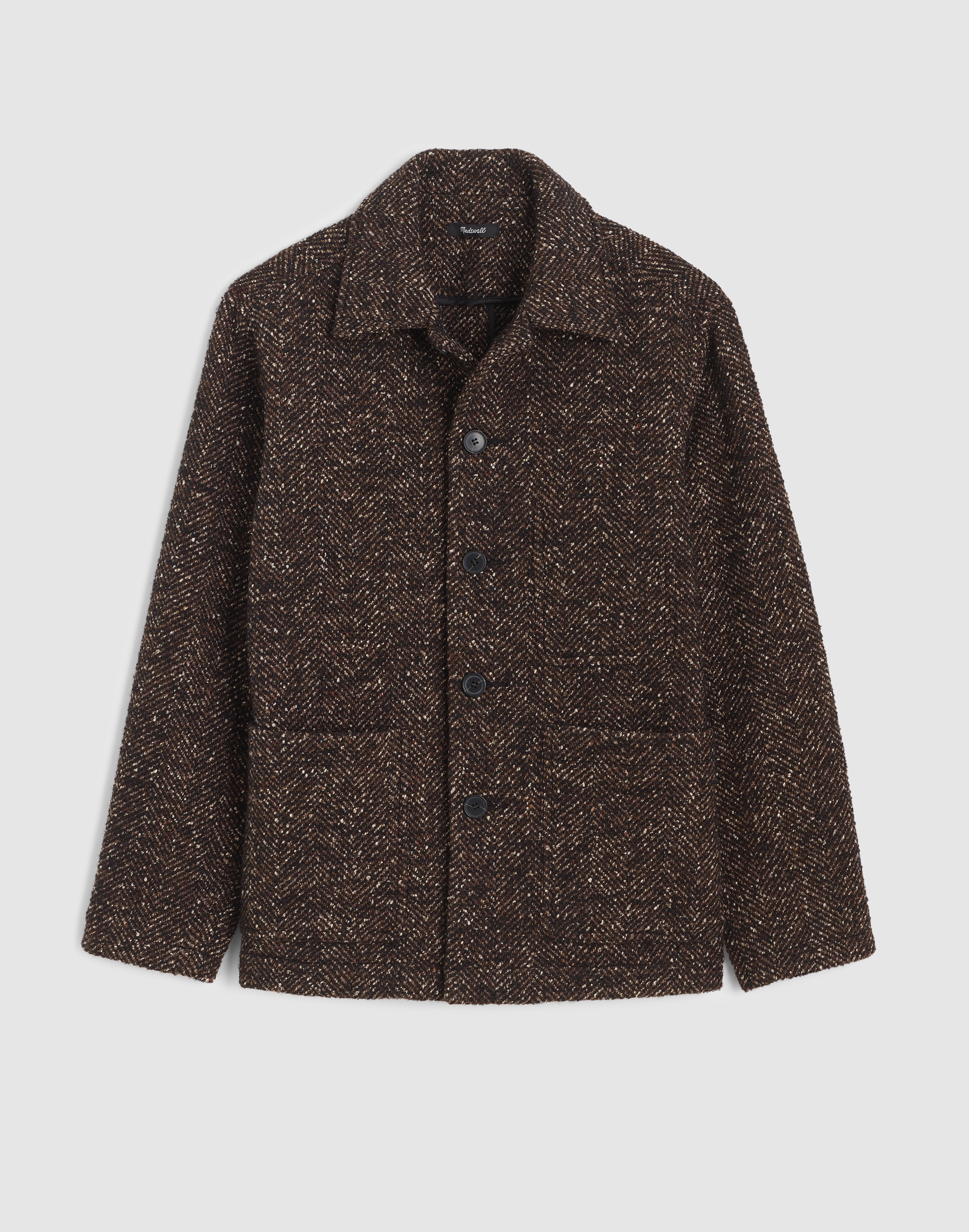 Unlined Chore Jacket in Wool Blend
