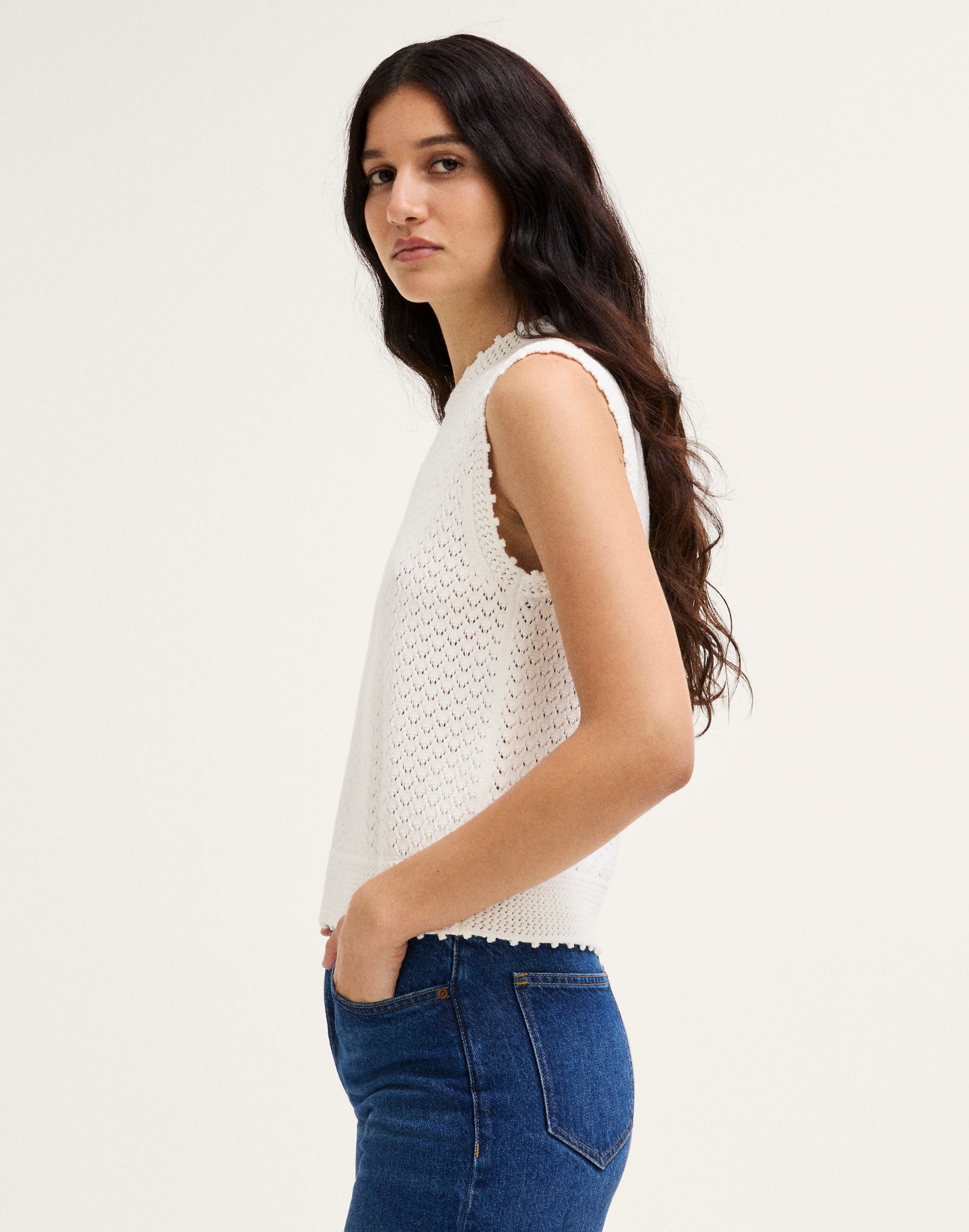 The Signature Knit Sleeveless Top