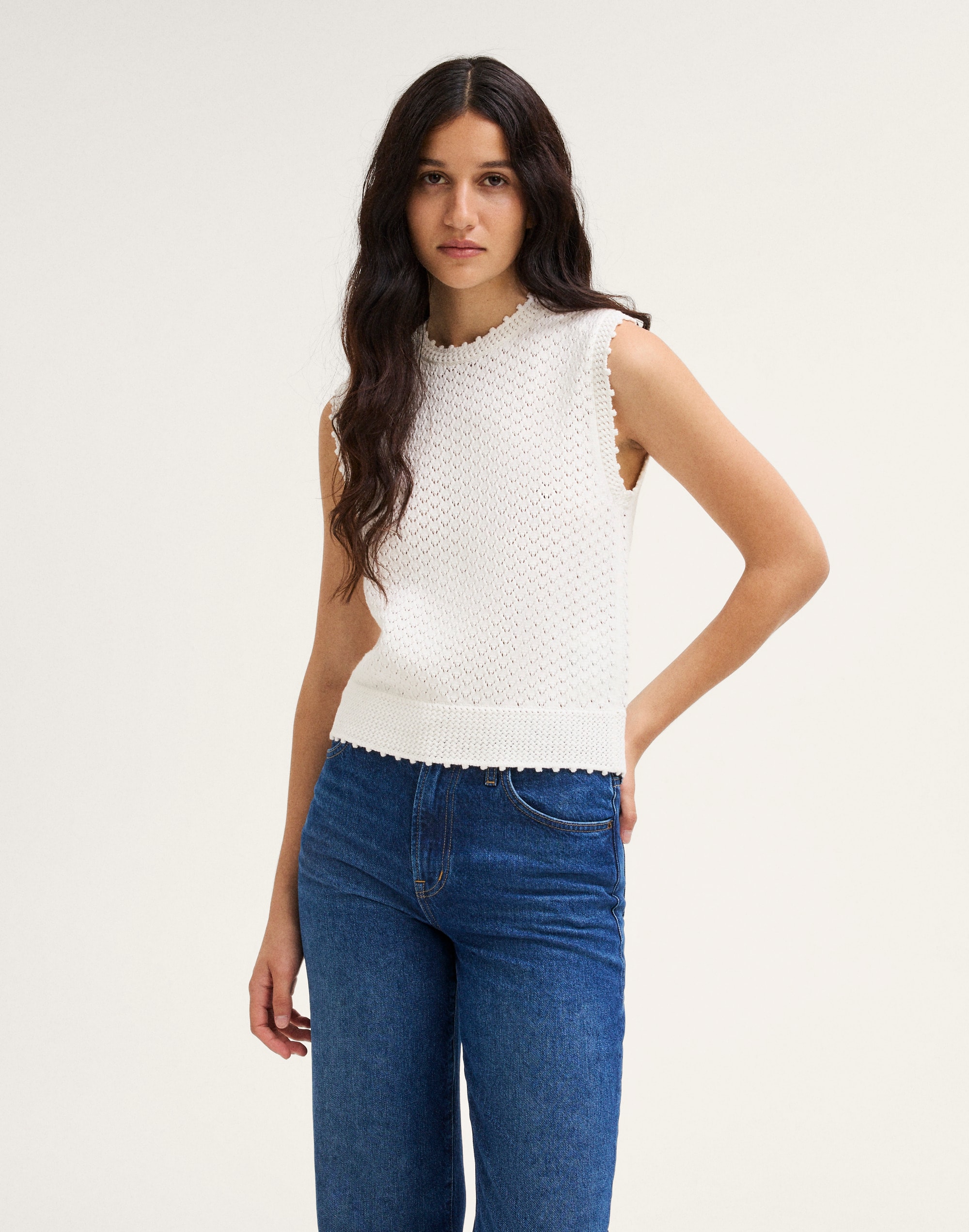 The Signature Knit Sleeveless Top
