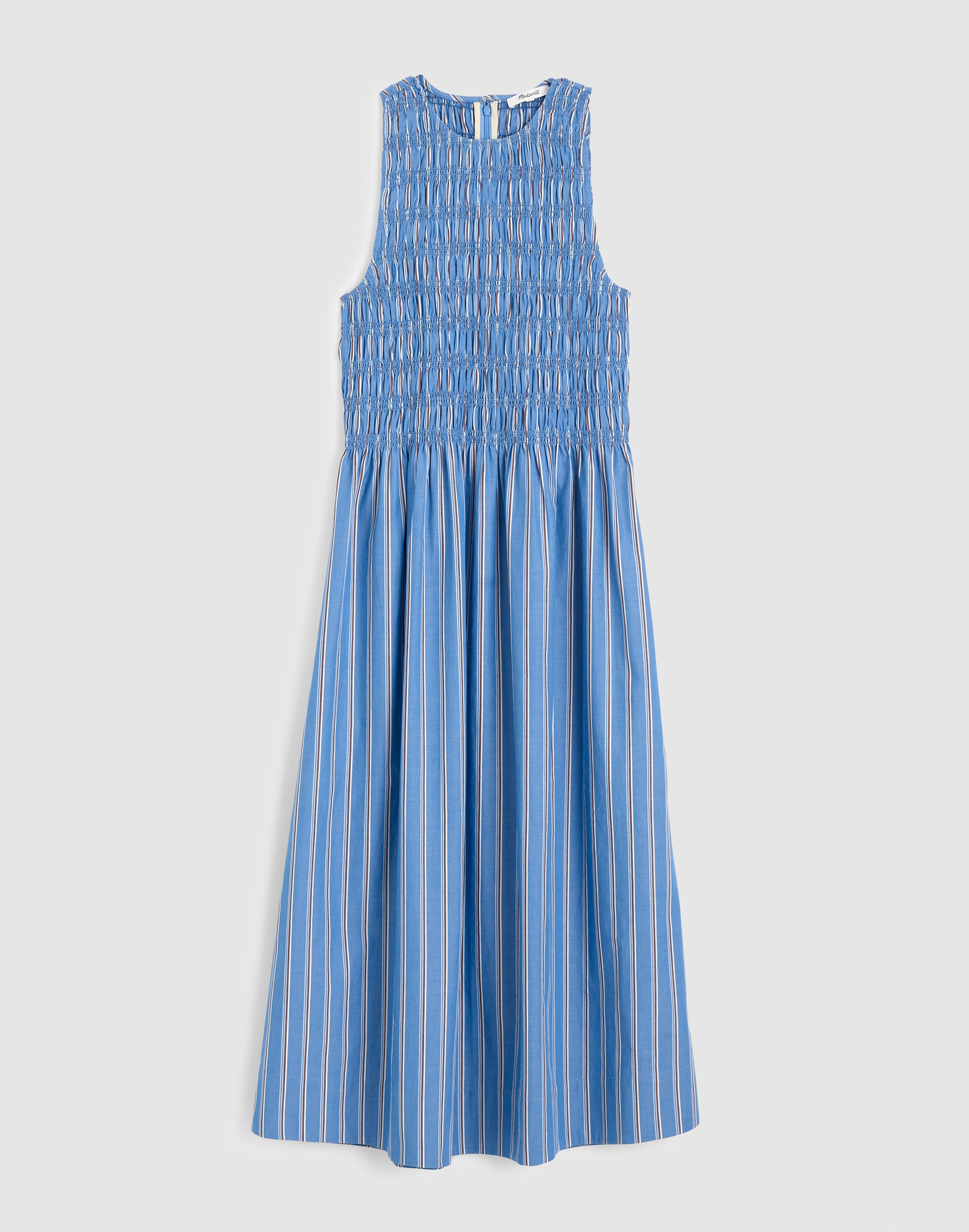 Smocked Racerback Midi Dress