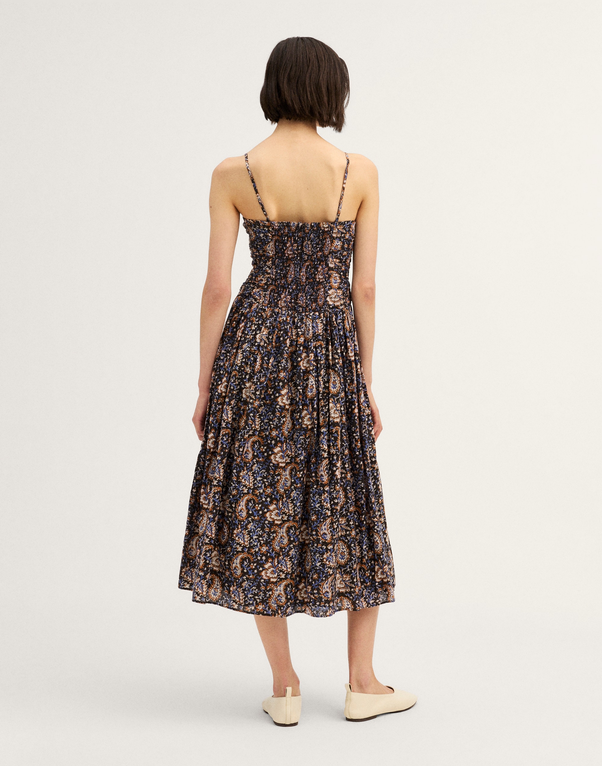 Ruched Midi Dress