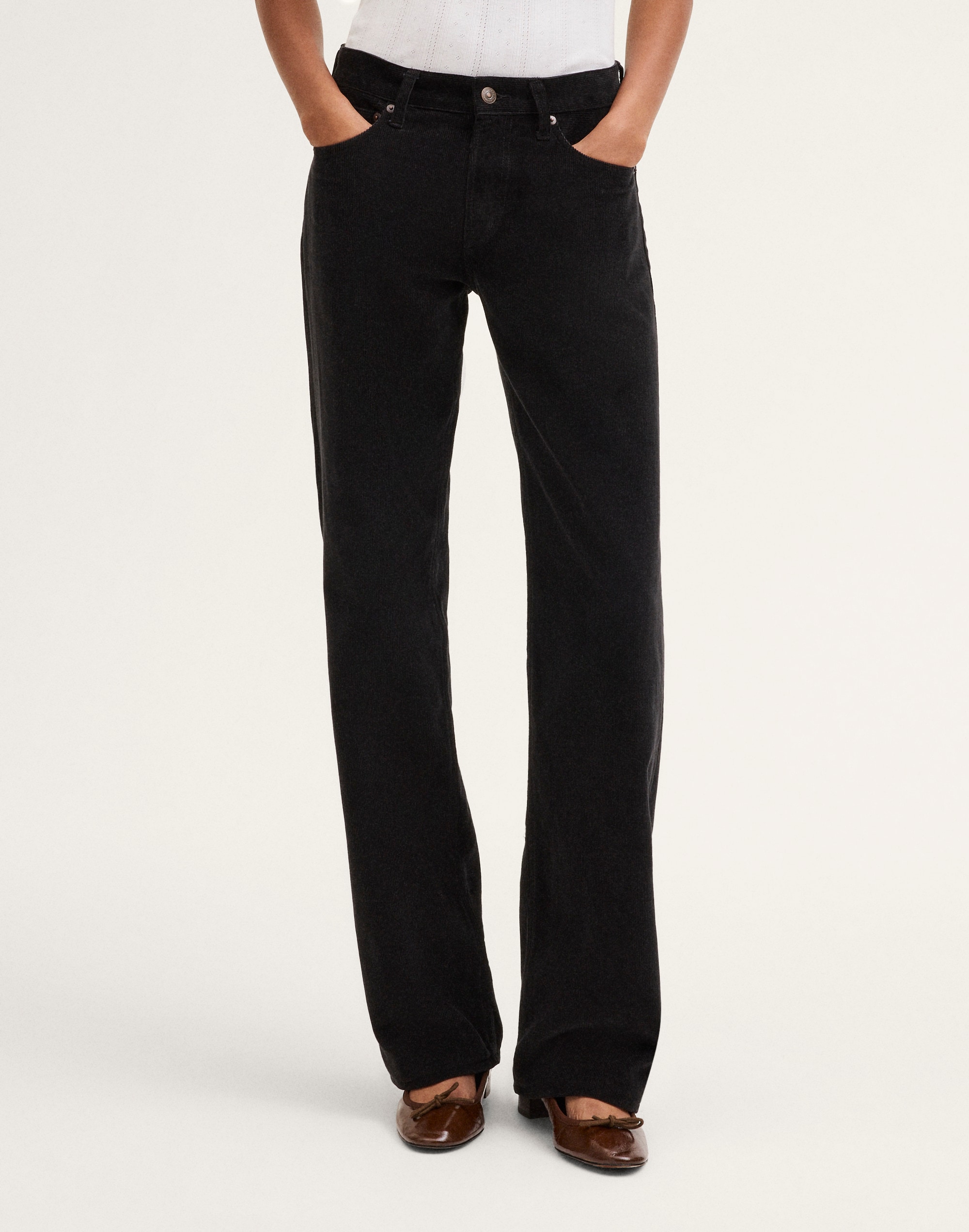 The Low-Rise Loose Pant in Corduroy