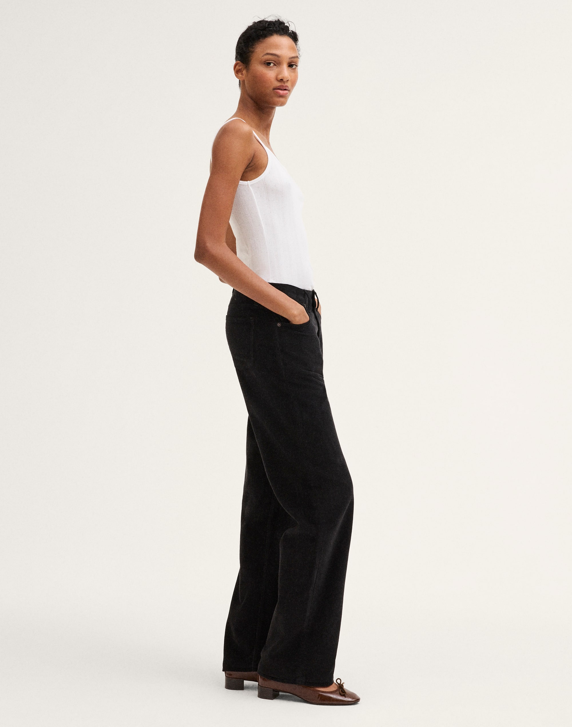 The Low-Rise Loose Pant in Corduroy
