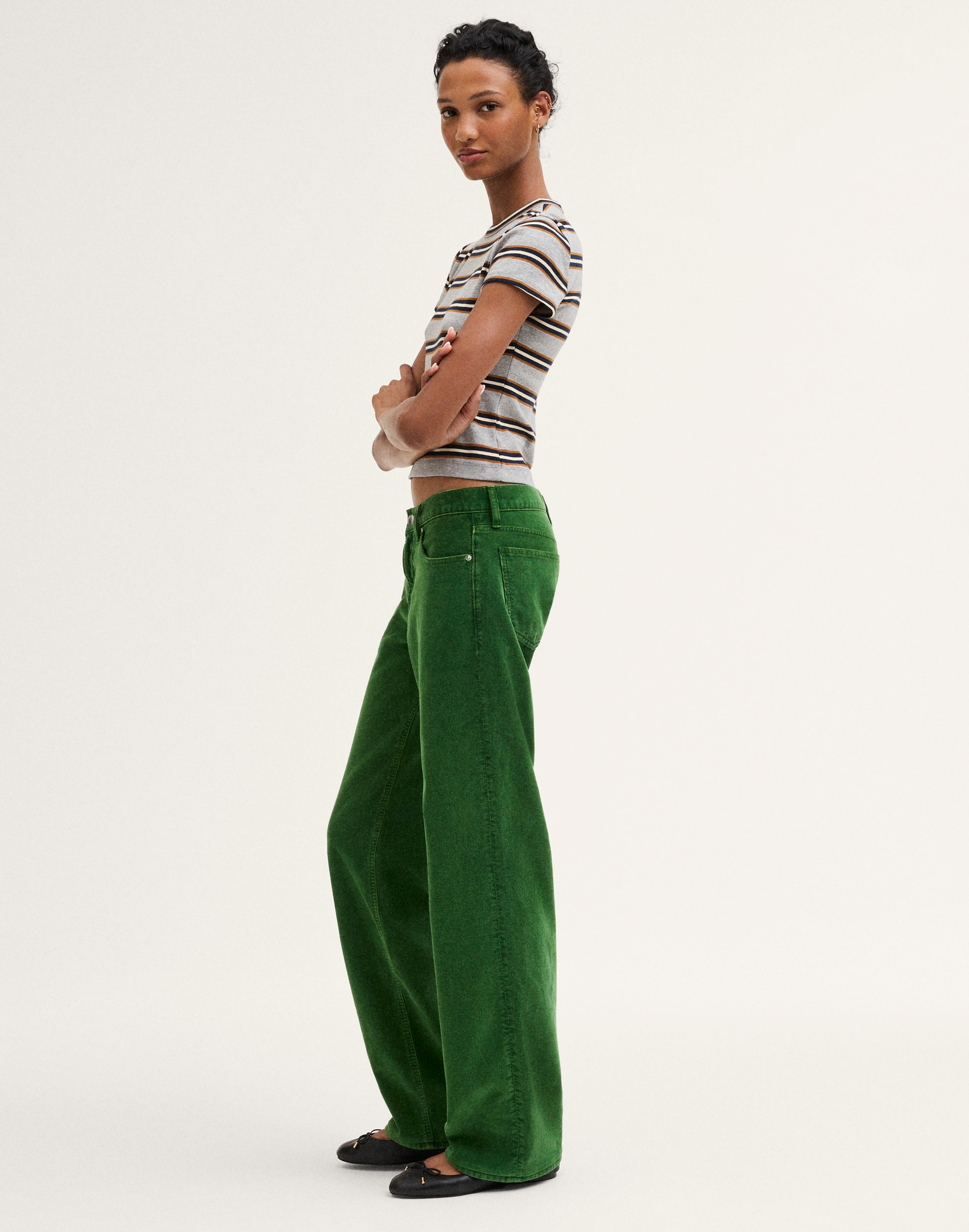The Low-Rise Loose Pant in Corduroy