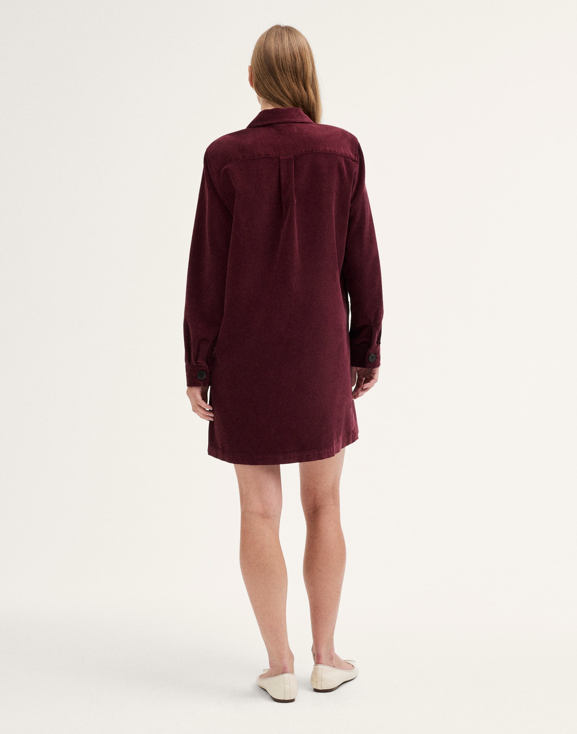 Boxy Mini Shirtdress