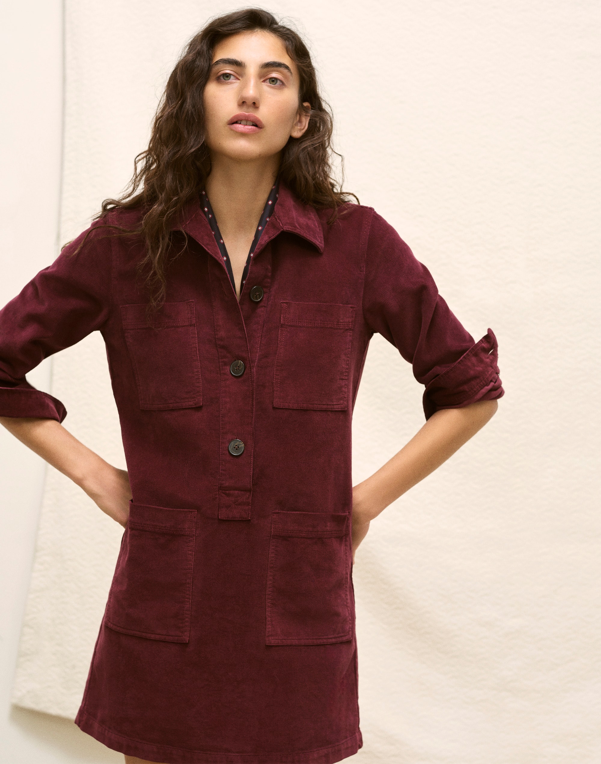 Boxy Mini Shirtdress