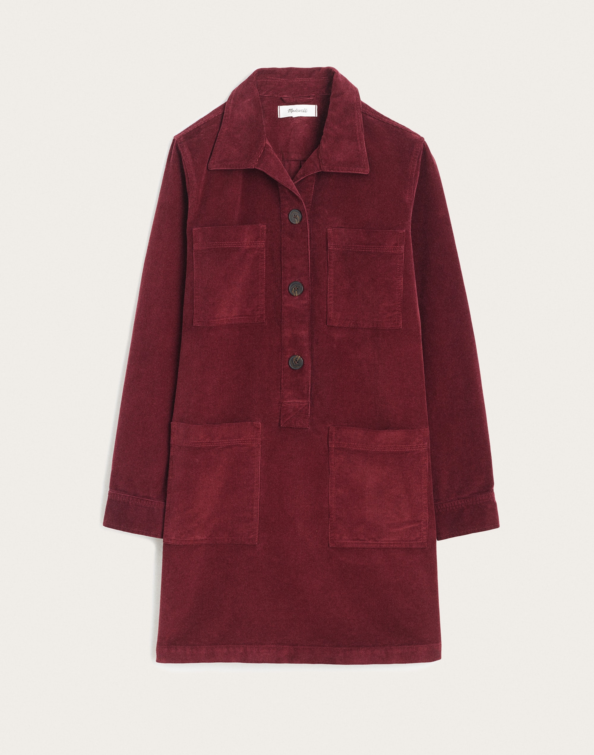 Boxy Mini Shirtdress
