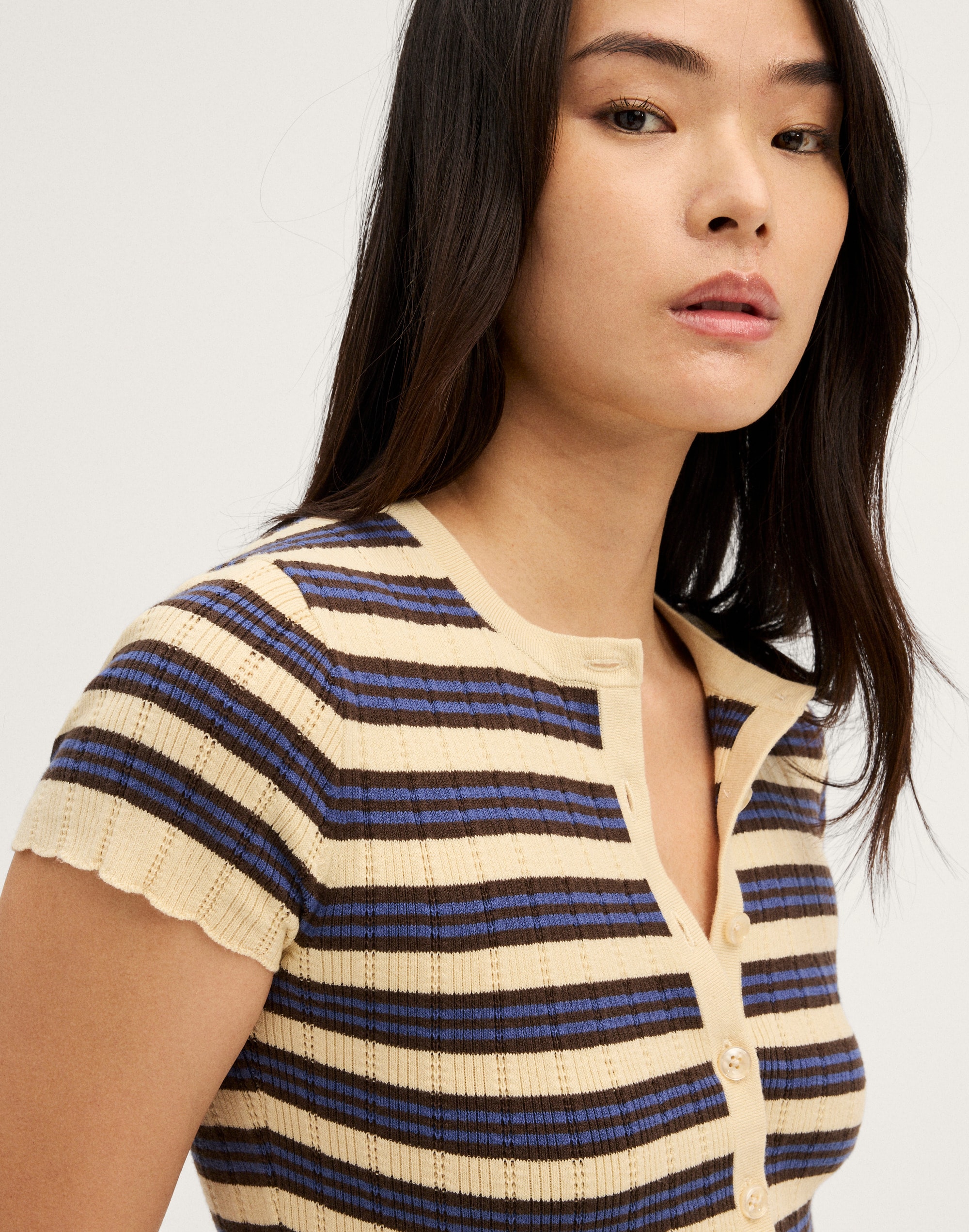 Short-Sleeve Cardigan