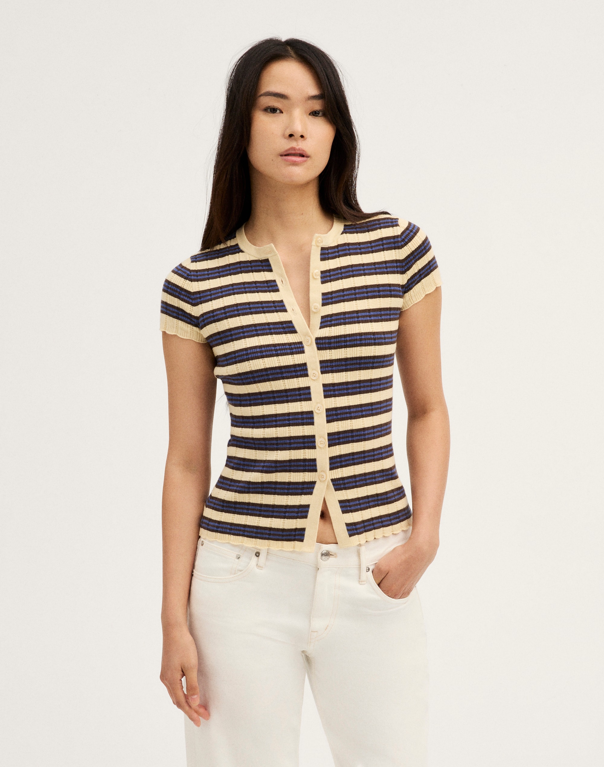 Short-Sleeve Cardigan