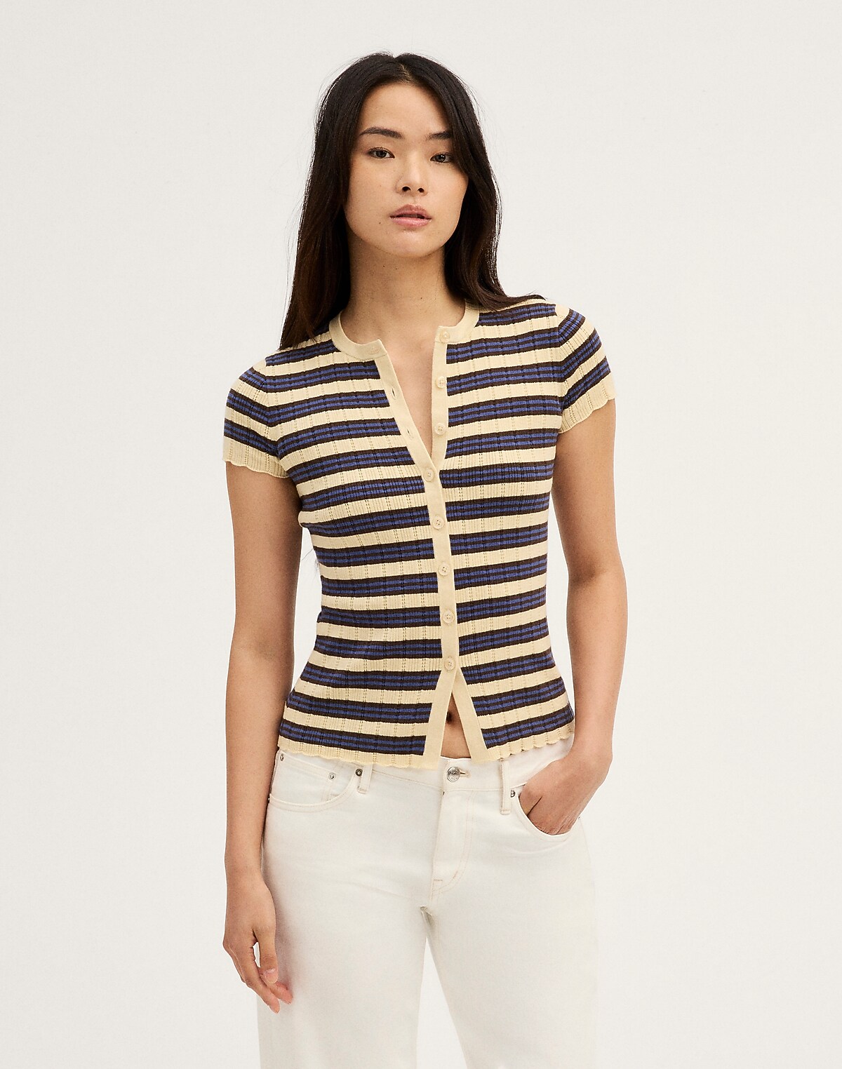 Short-Sleeve Cardigan