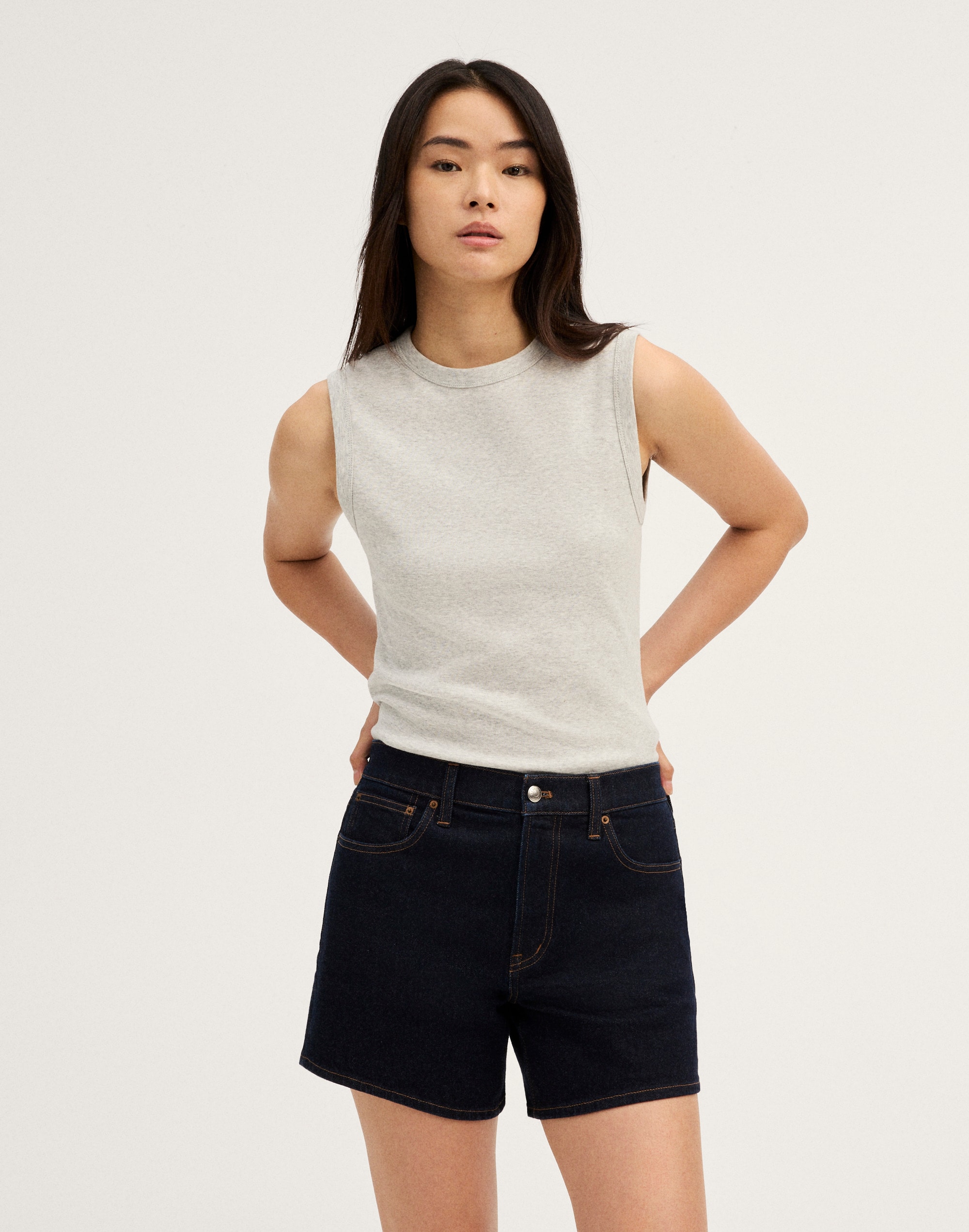 the perfect vintage mid-length short