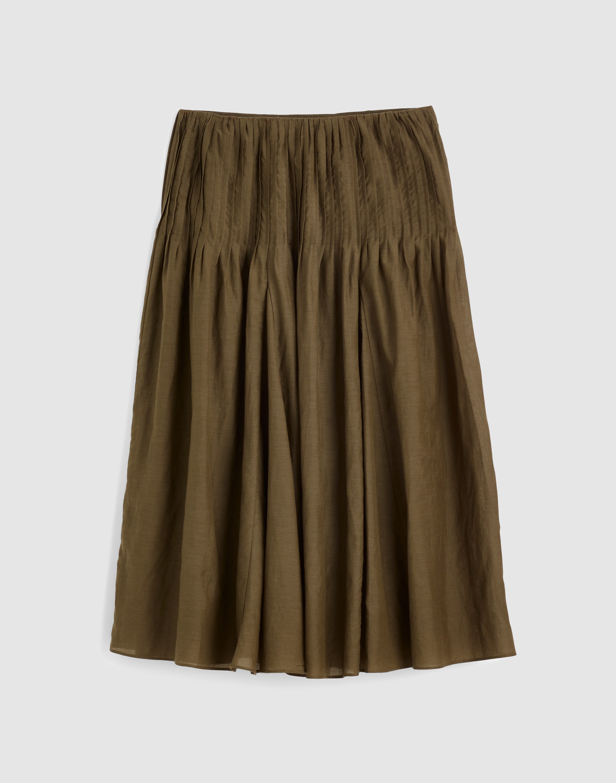 Pintucked Midi Skirt Alternate Image 1