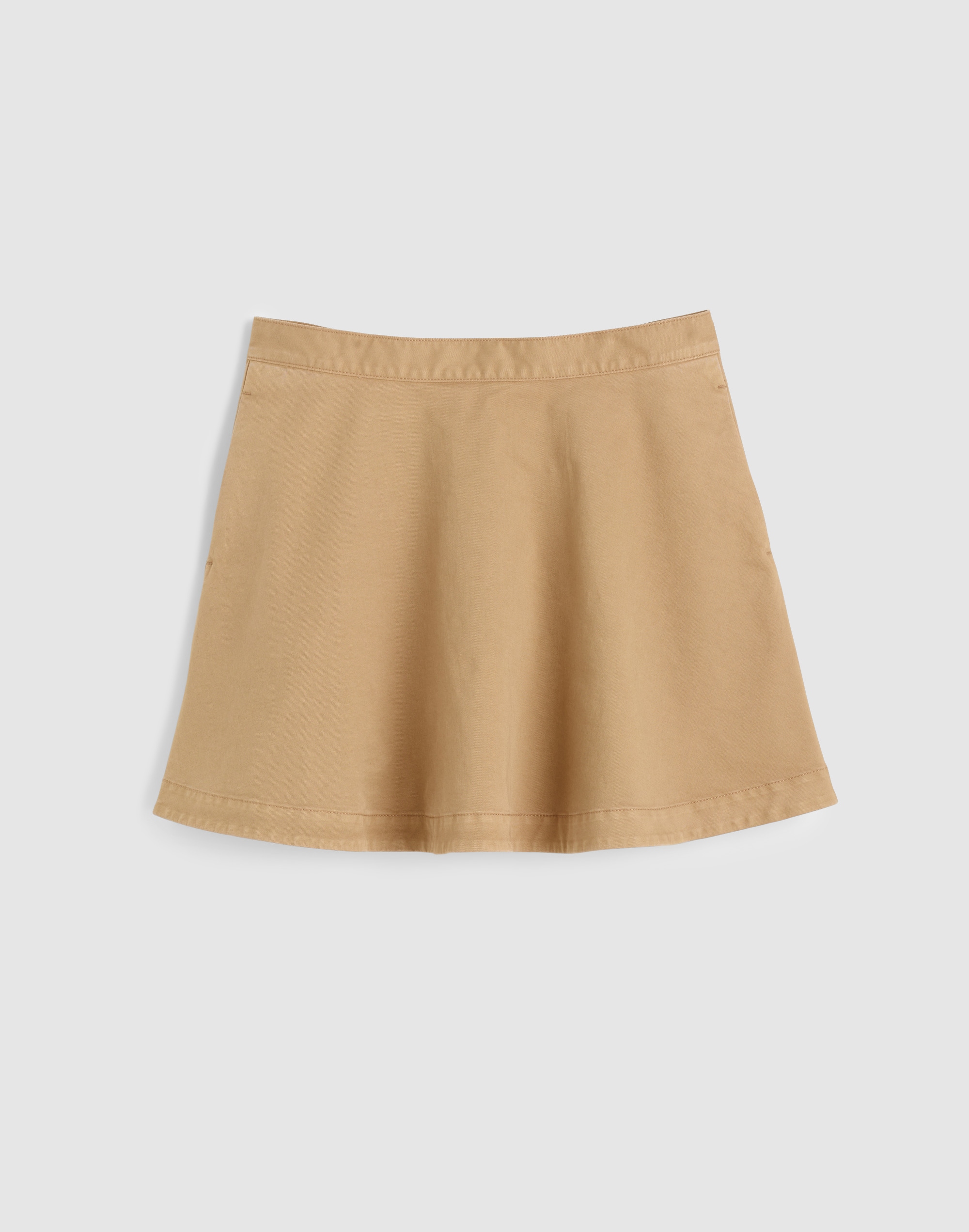 Seamed Mini Skirt