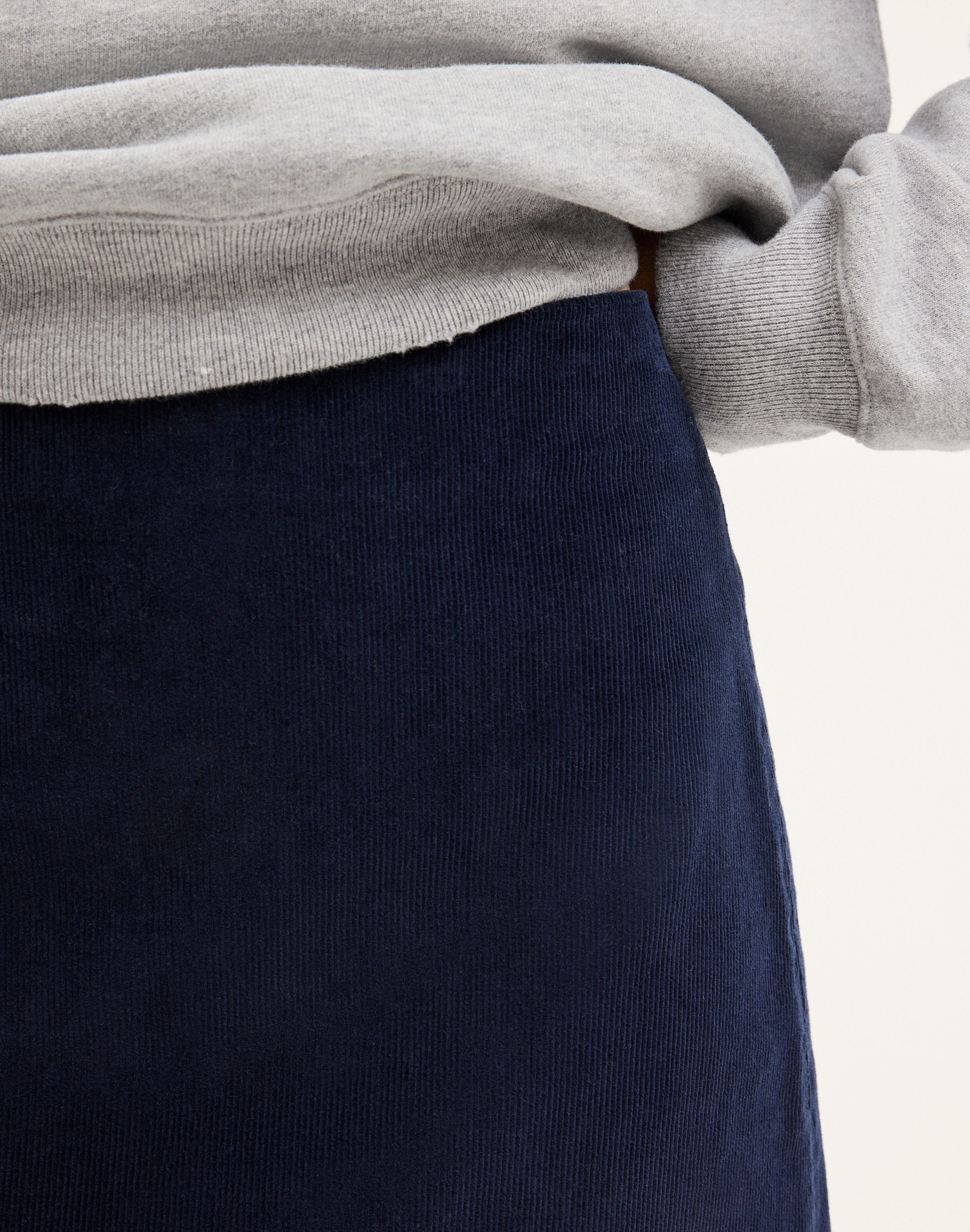 Back-Zip Mini Skirt