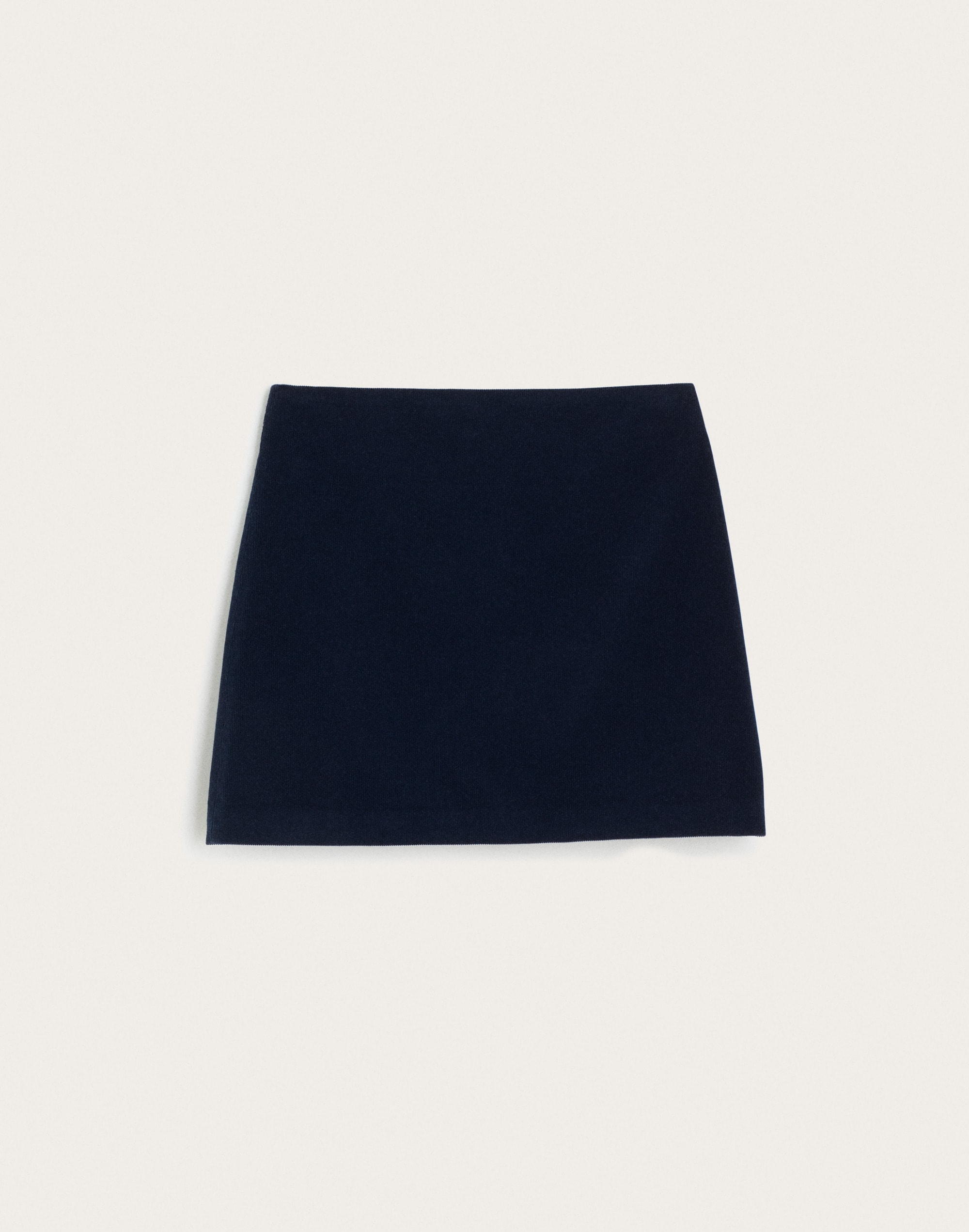 Back-Zip Mini Skirt