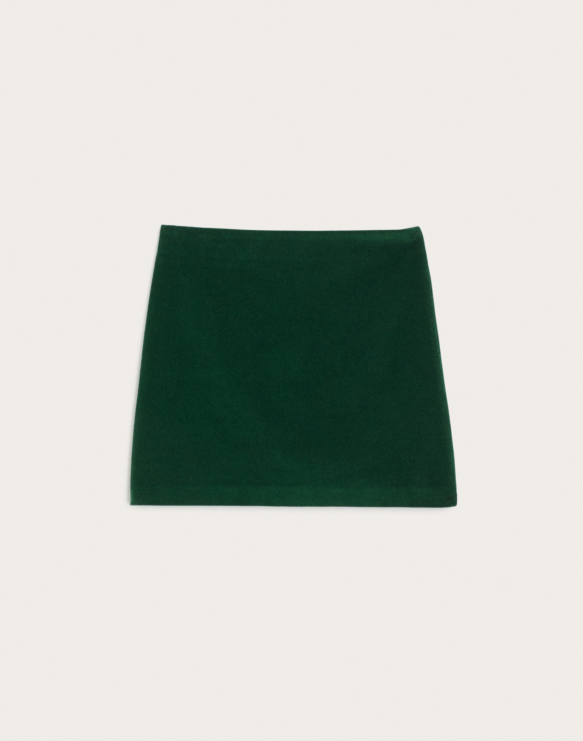 Back-Zip Mini Skirt