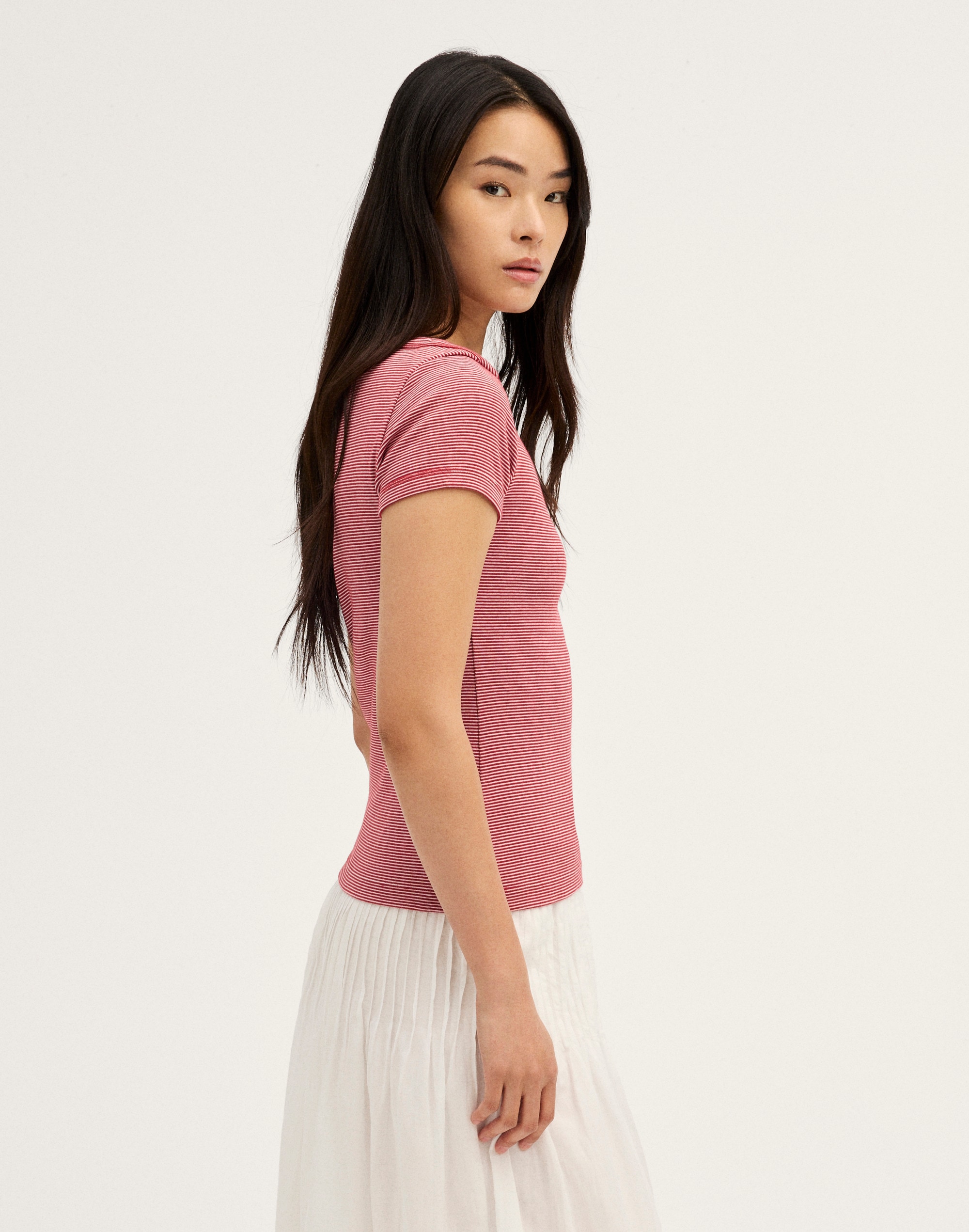 The '90s Envelope Tee in Compact Cotton