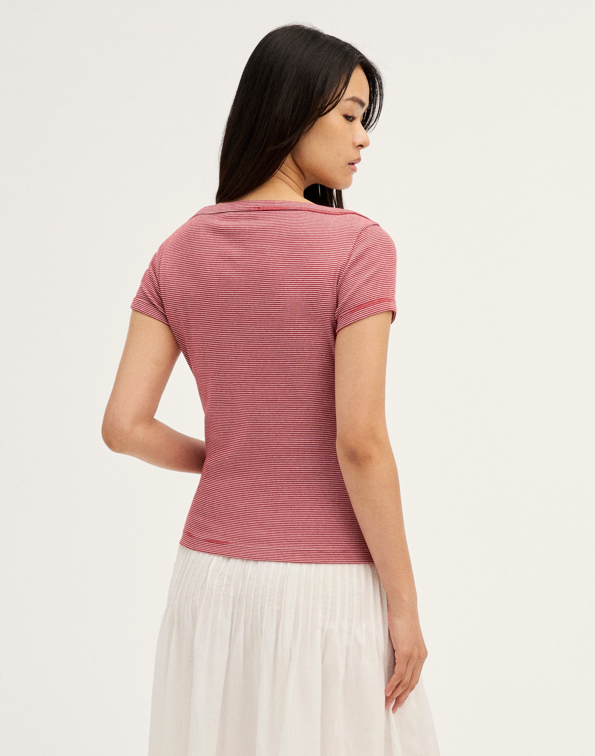 The '90s Envelope Tee in Compact Cotton