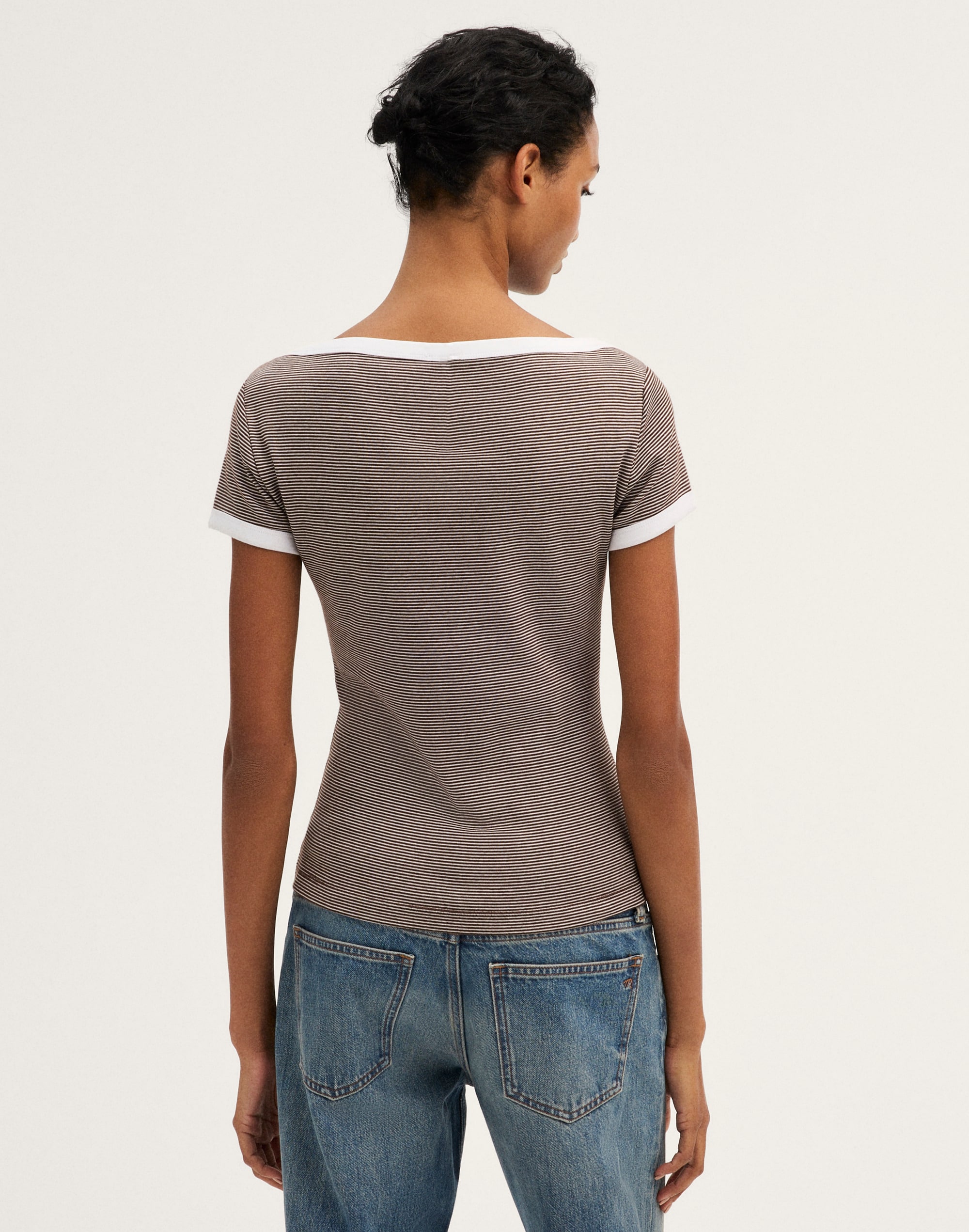 The '90s Envelope Tee in Compact Cotton