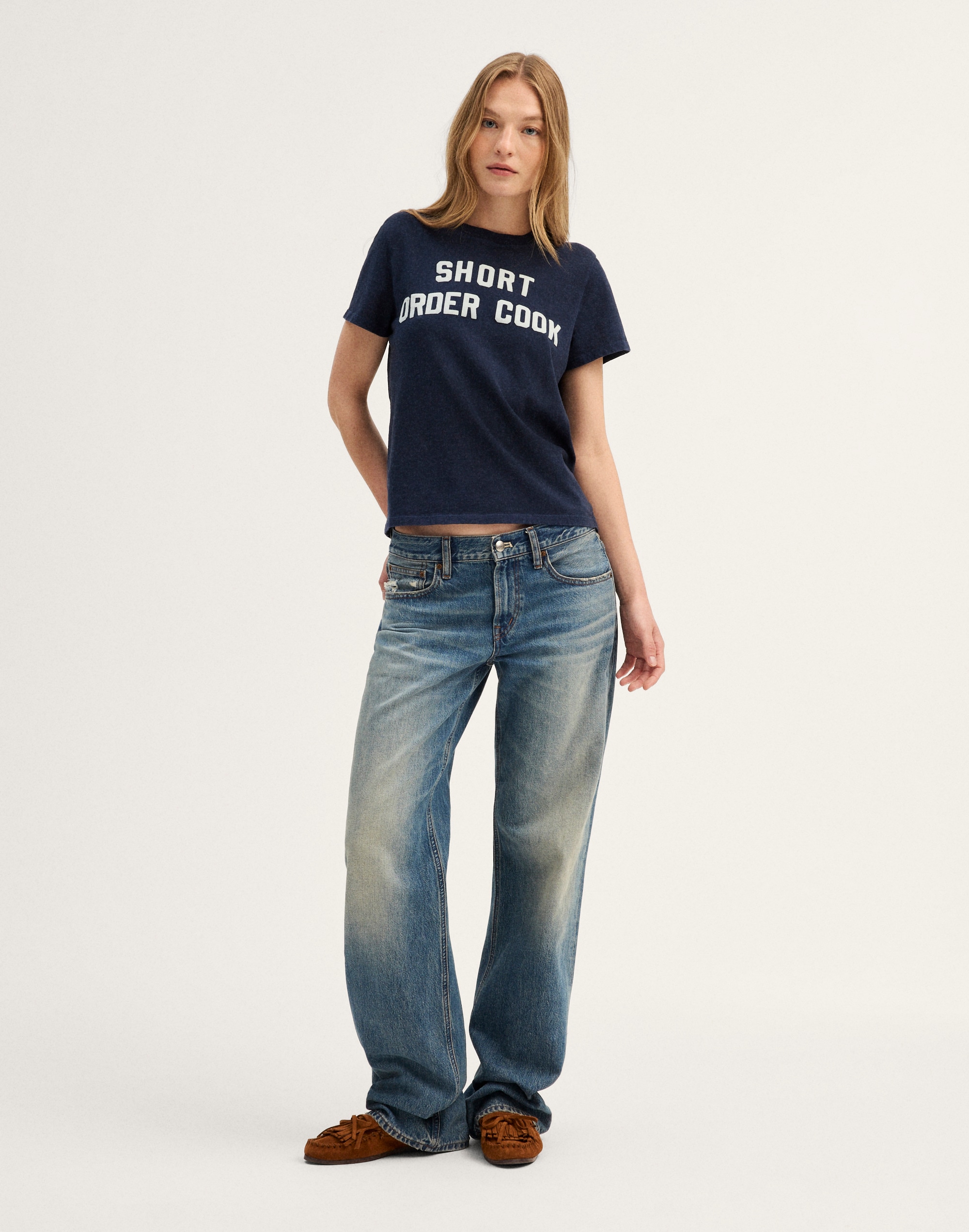 The Relaxed Tee in Vintage Jersey
