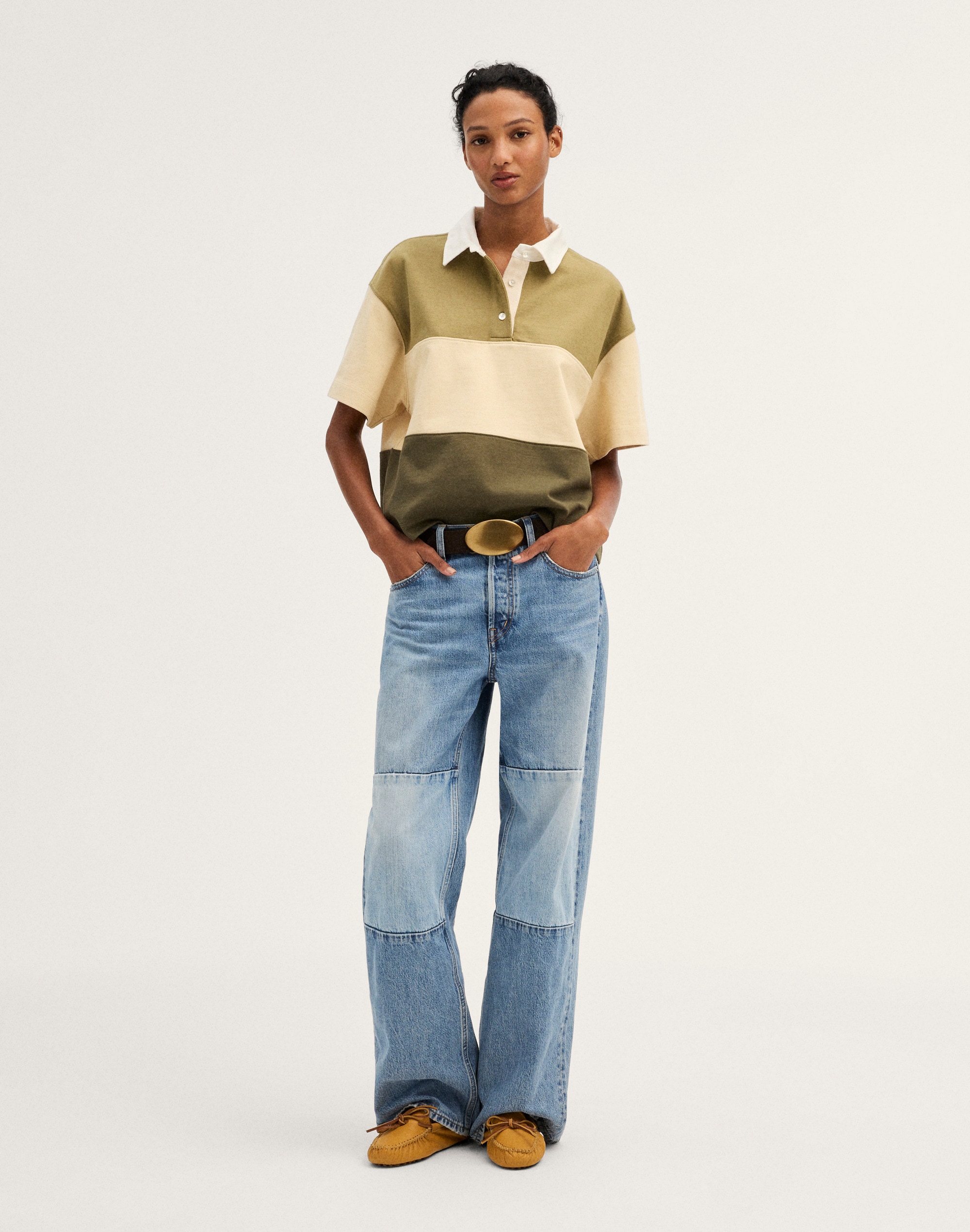 The Boxy Rugby Polo in Club Cotton