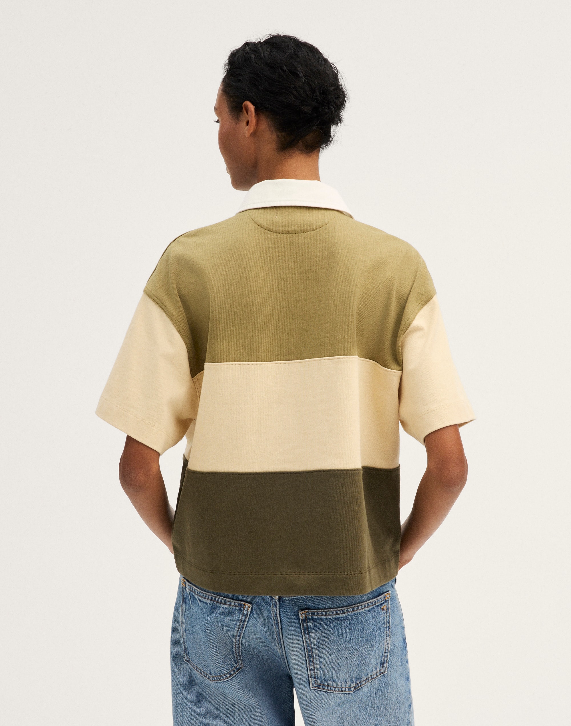 The Boxy Rugby Polo in Club Cotton