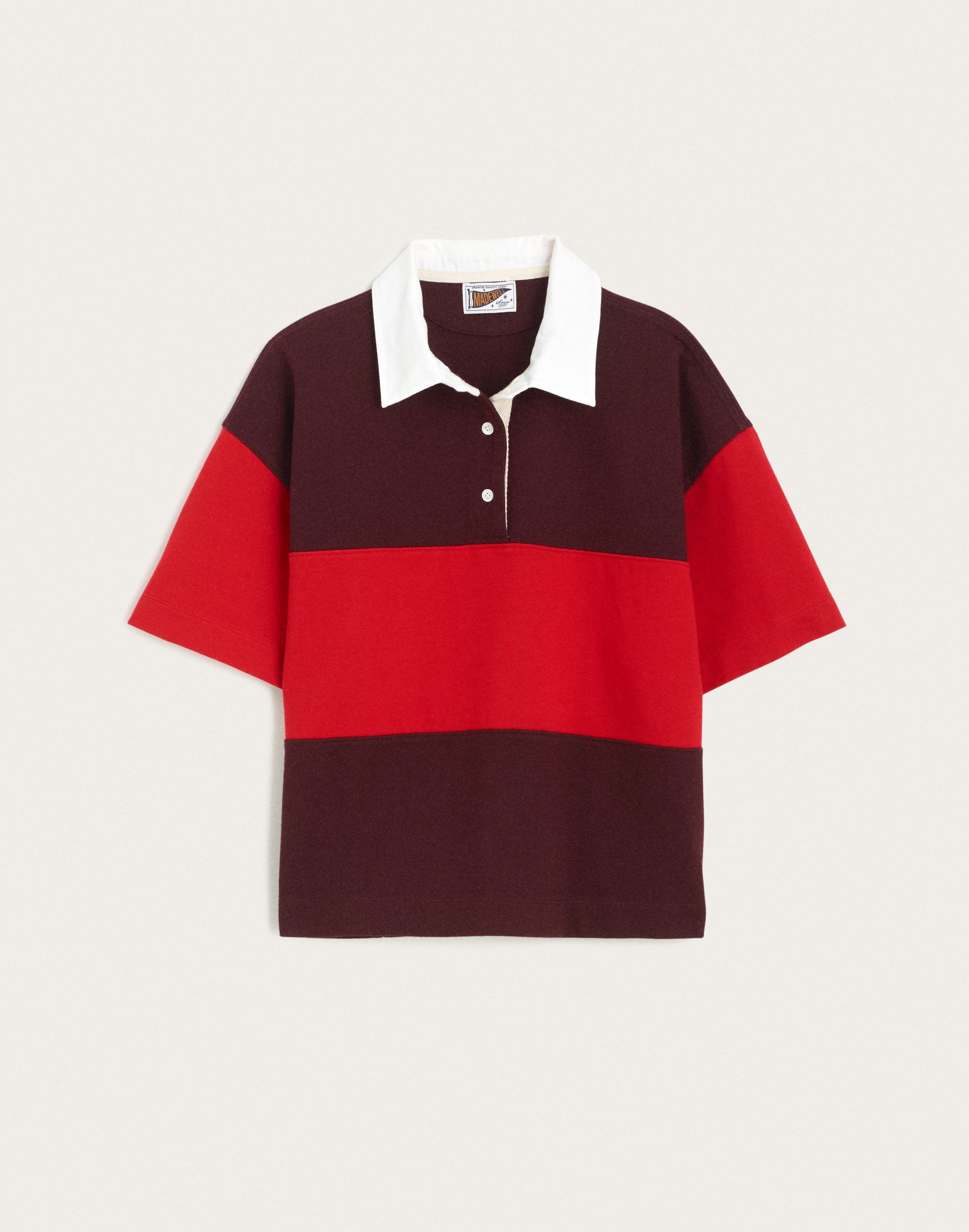 The Boxy Rugby Polo in Club Cotton