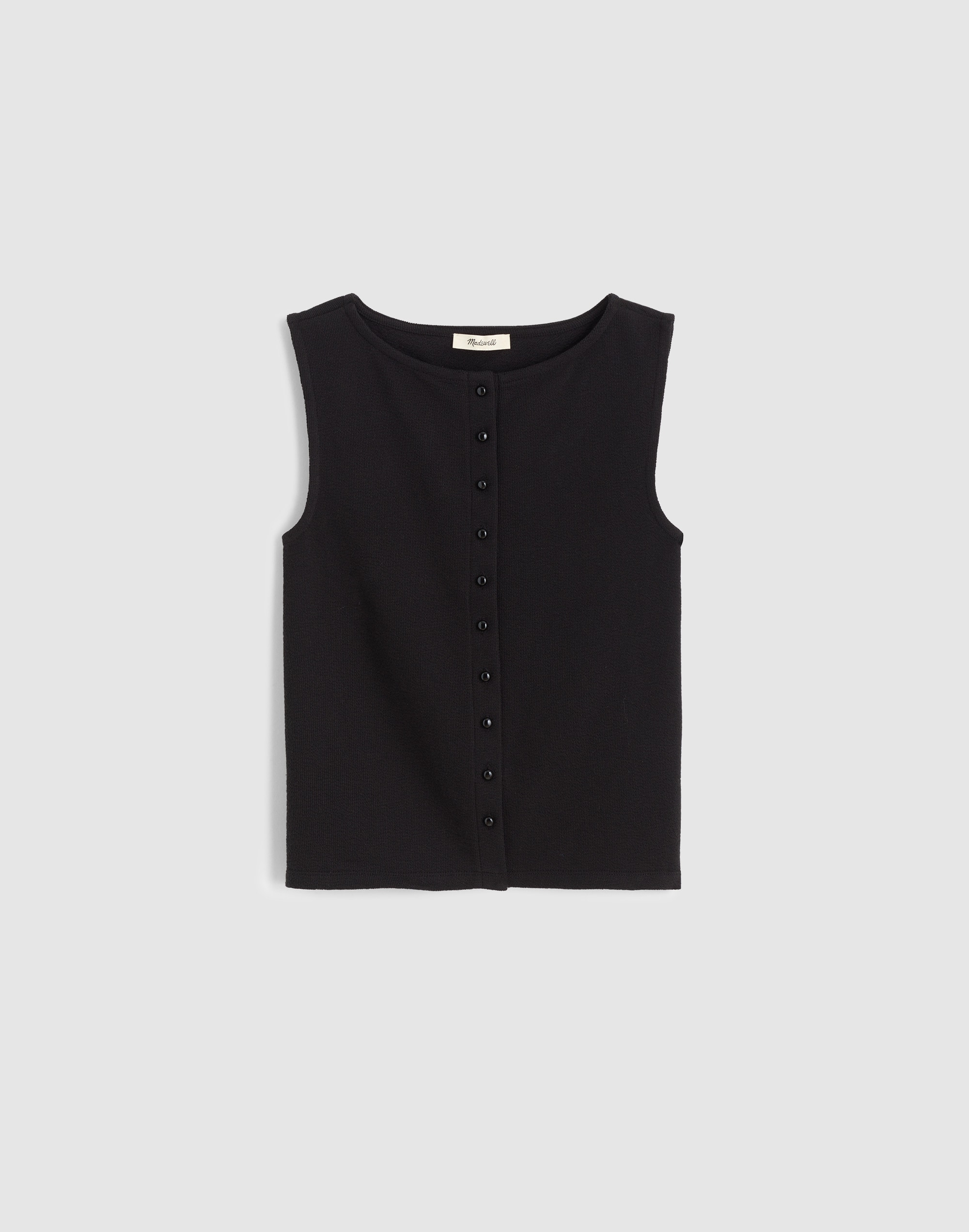 Sleeveless Boatneck Vest Top