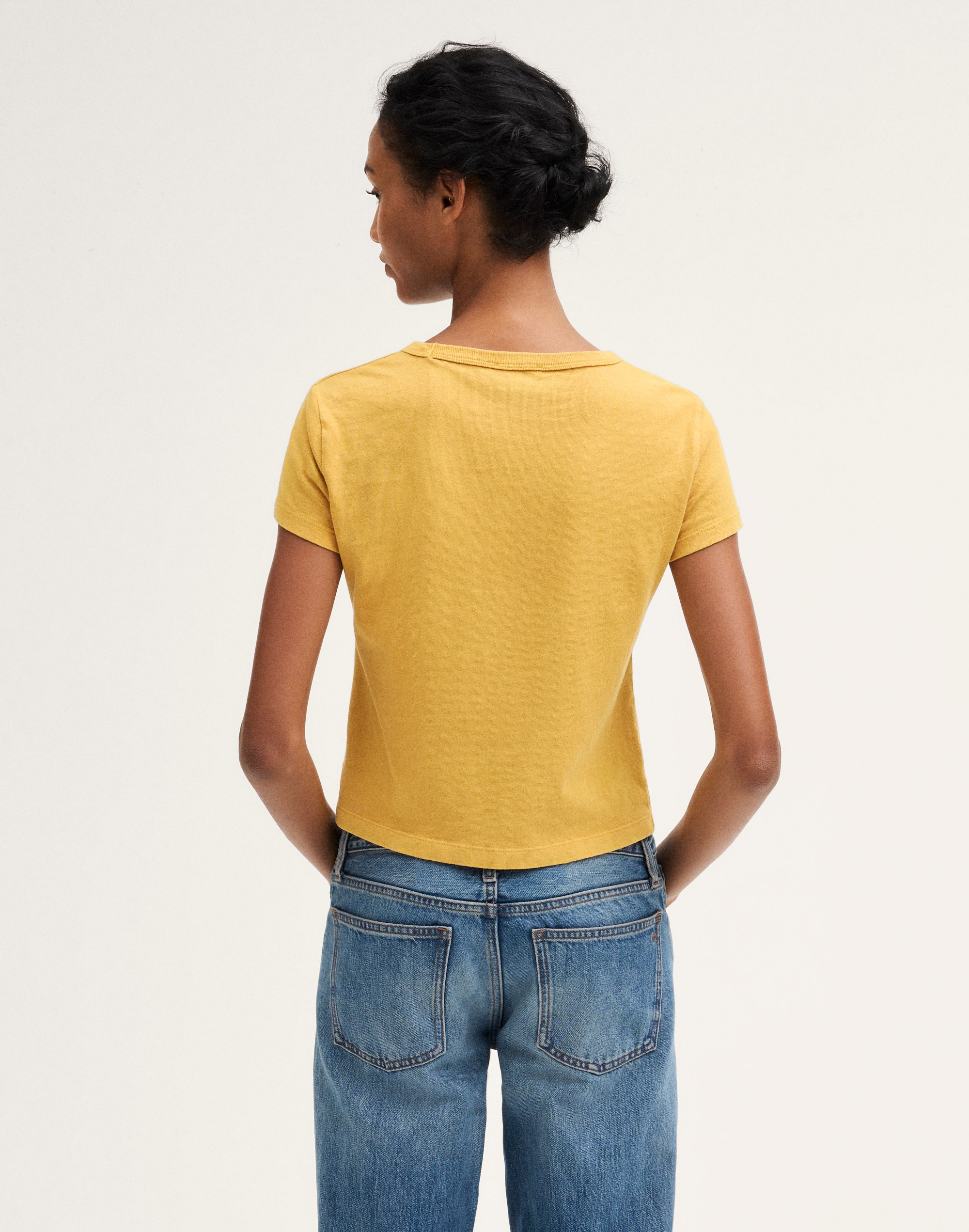 Madewell x NYPL Relaxed Baby Tee in Vintage Jersey Alternate Image 4