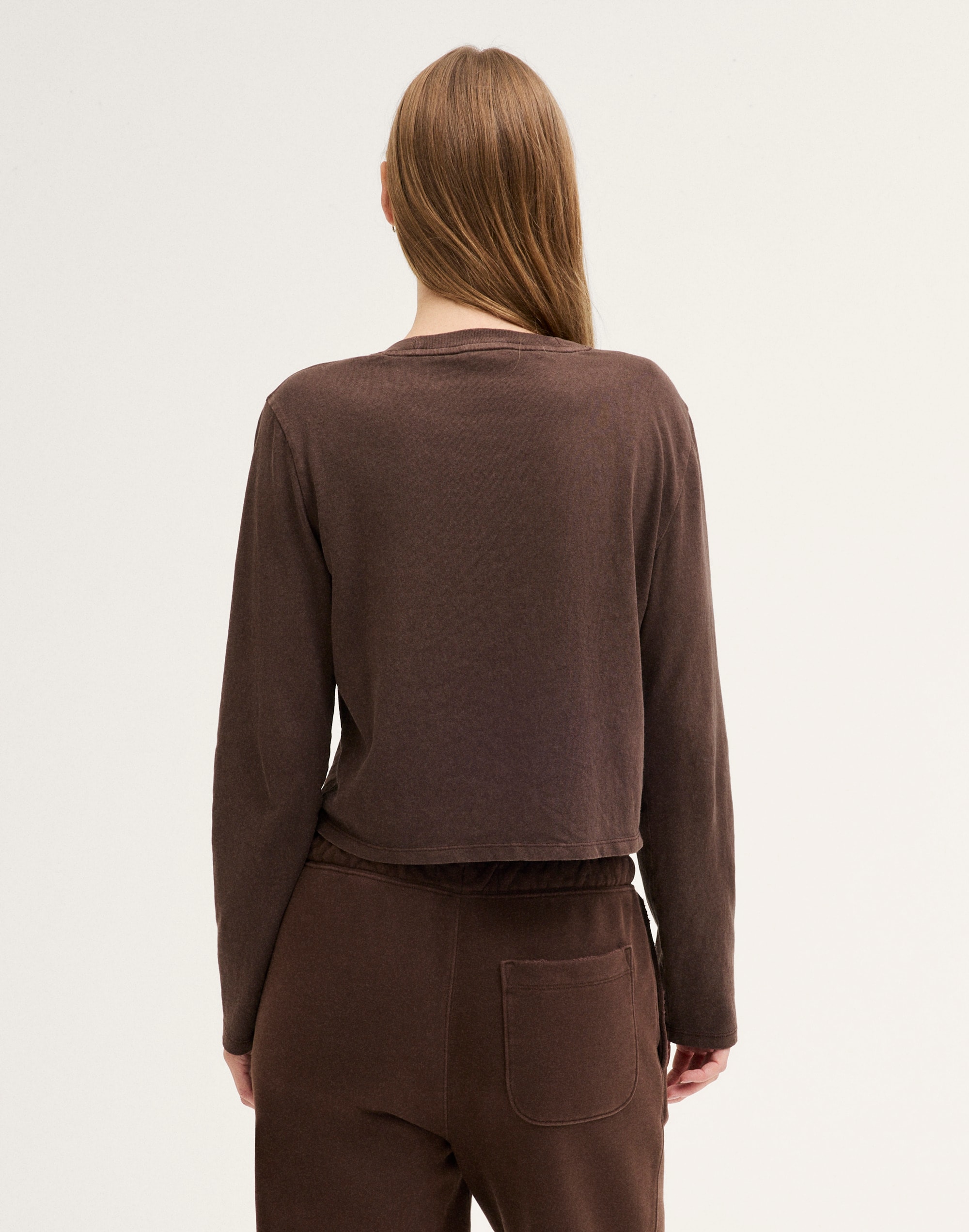 The Shrunken Long-Sleeve Tee in Vintage Jersey