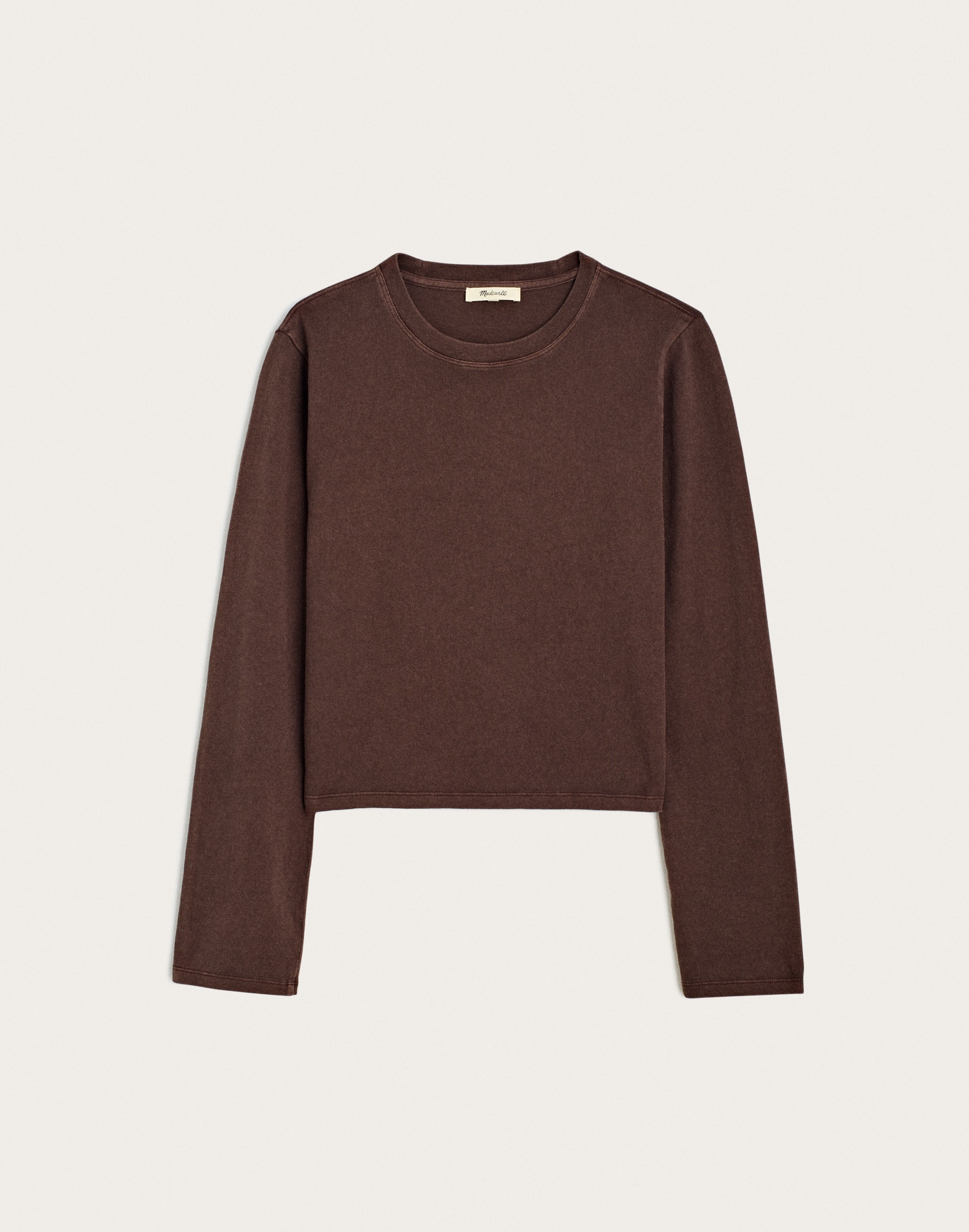 The Shrunken Long-Sleeve Tee in Vintage Jersey