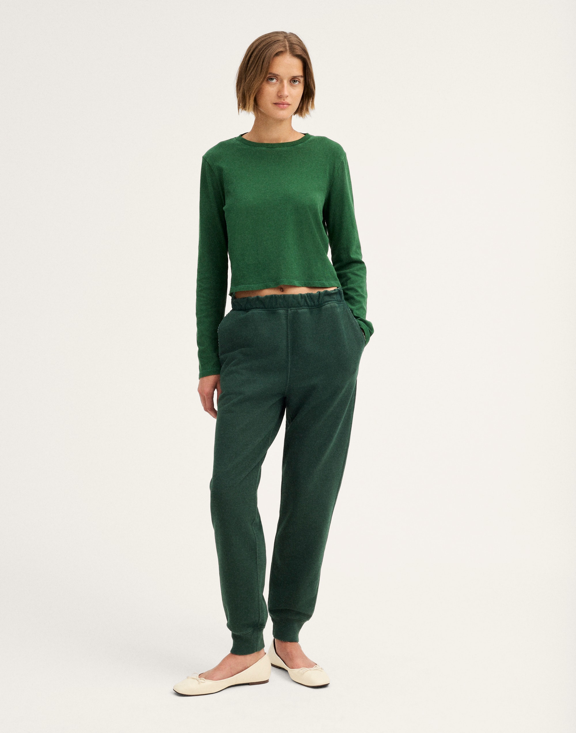 The Shrunken Long-Sleeve Tee in Vintage Jersey - thumbnail 8