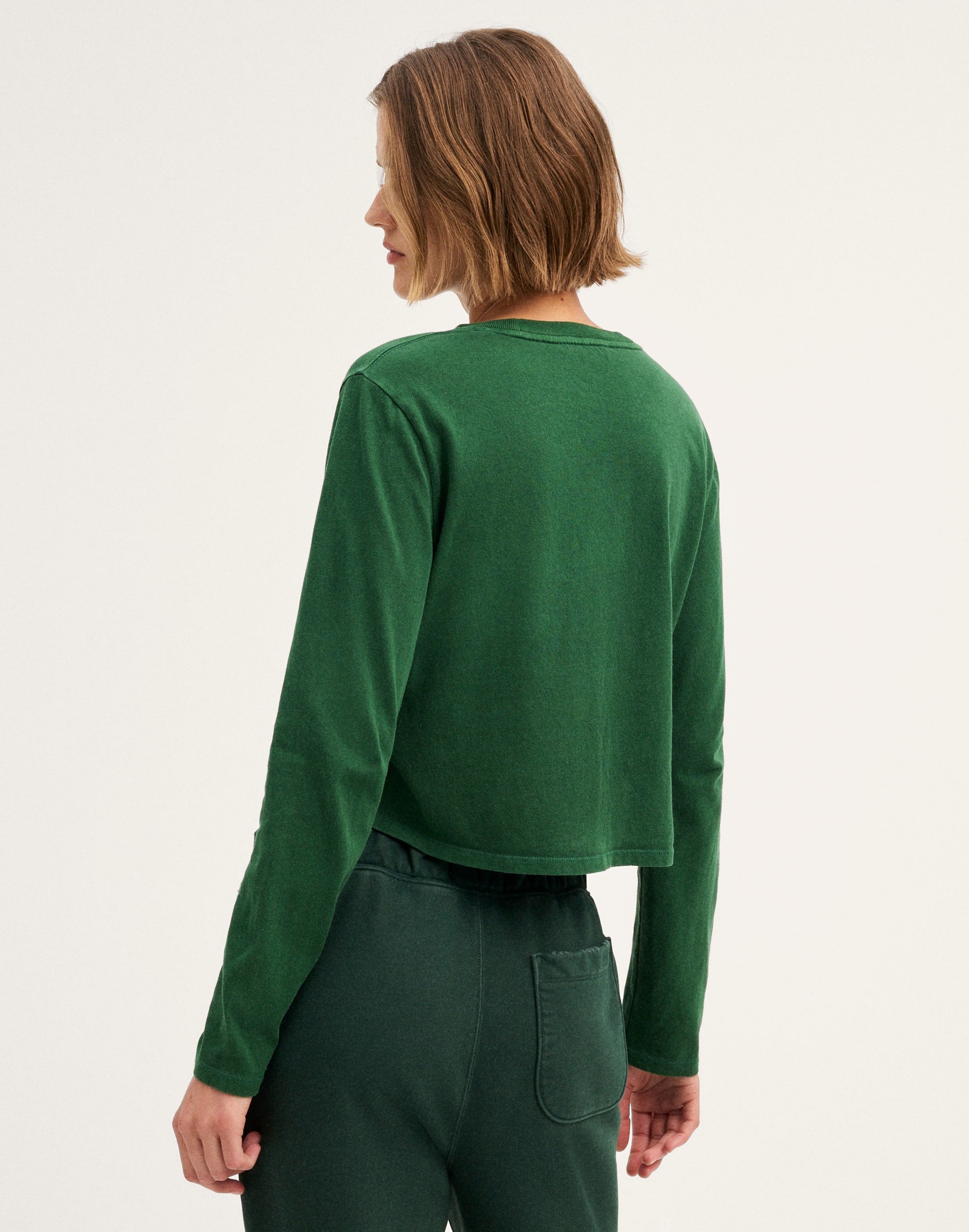 The Shrunken Long-Sleeve Tee in Vintage Jersey - thumbnail 10