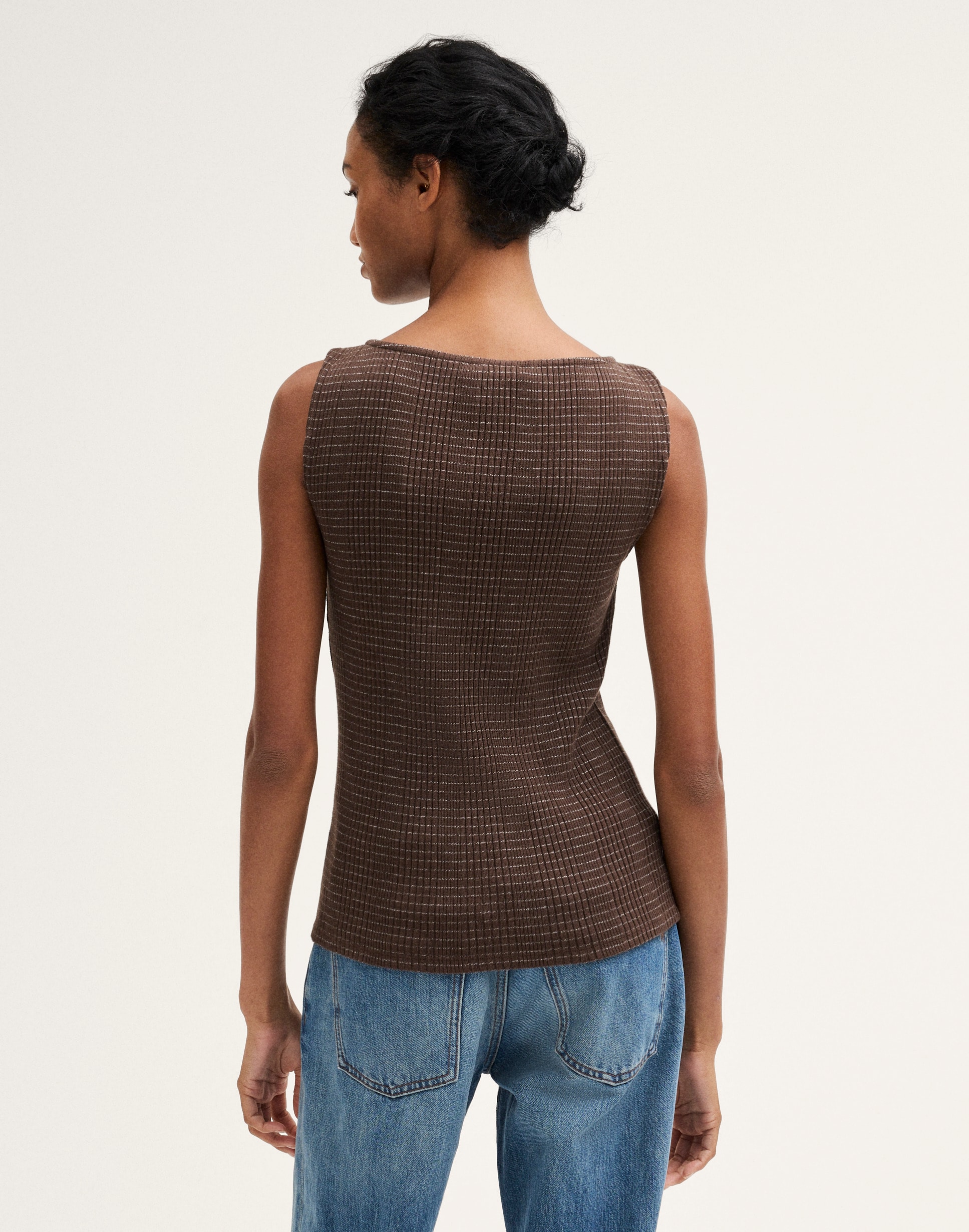 Button-Front Vest Top