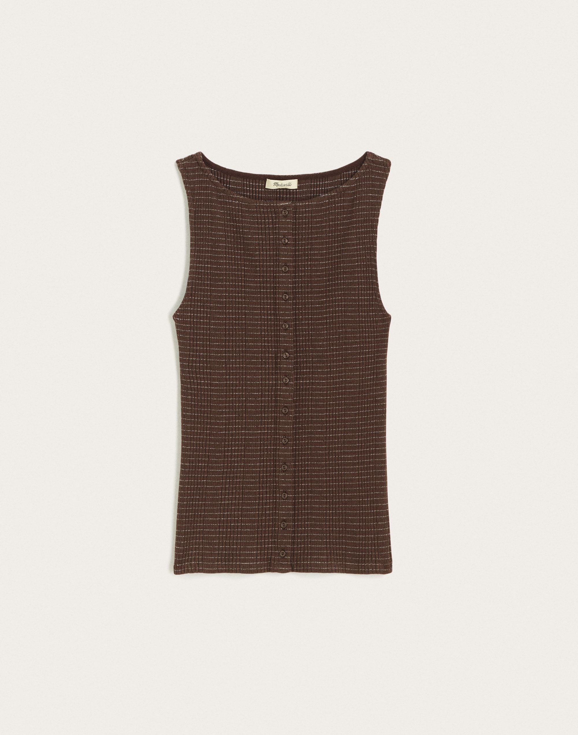 Button-Front Vest Top