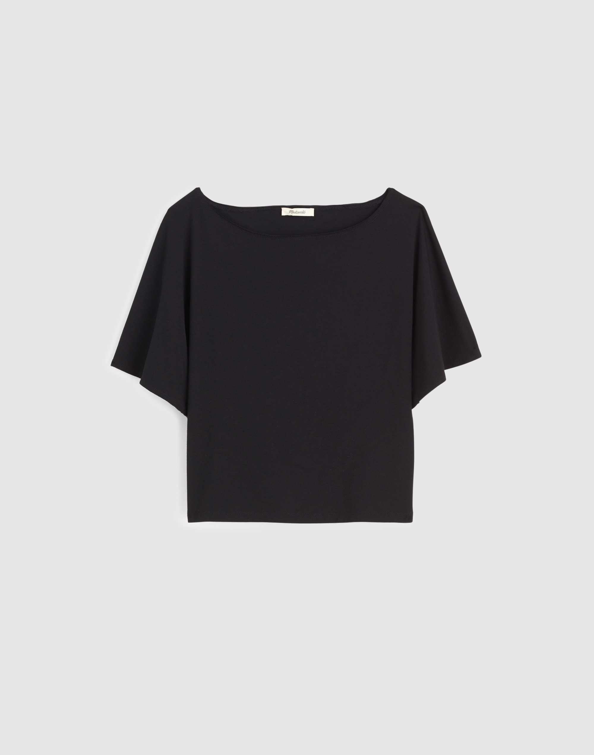 Boatneck Dolman-Sleeve Top
