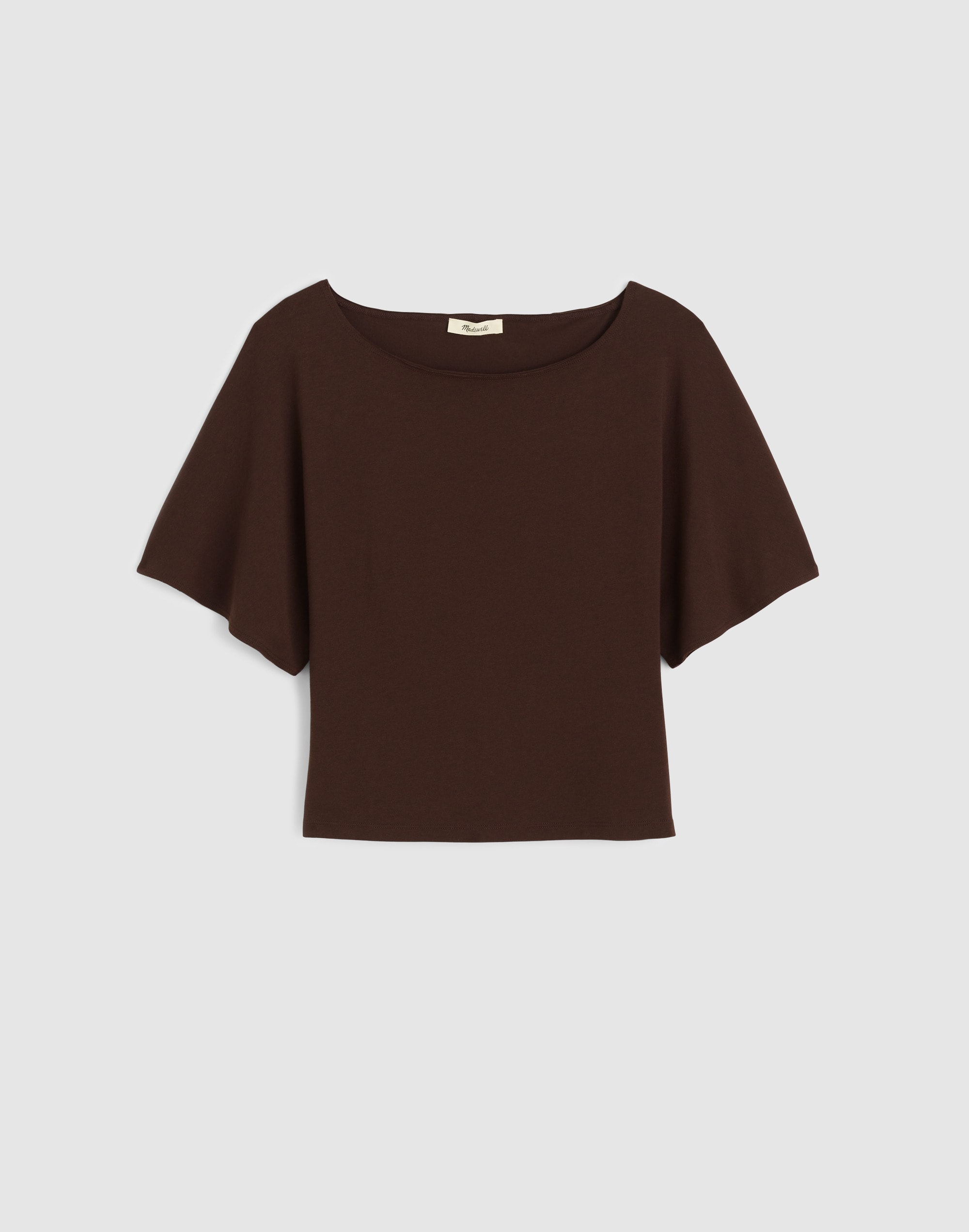 boatneck dolman-sleeve top