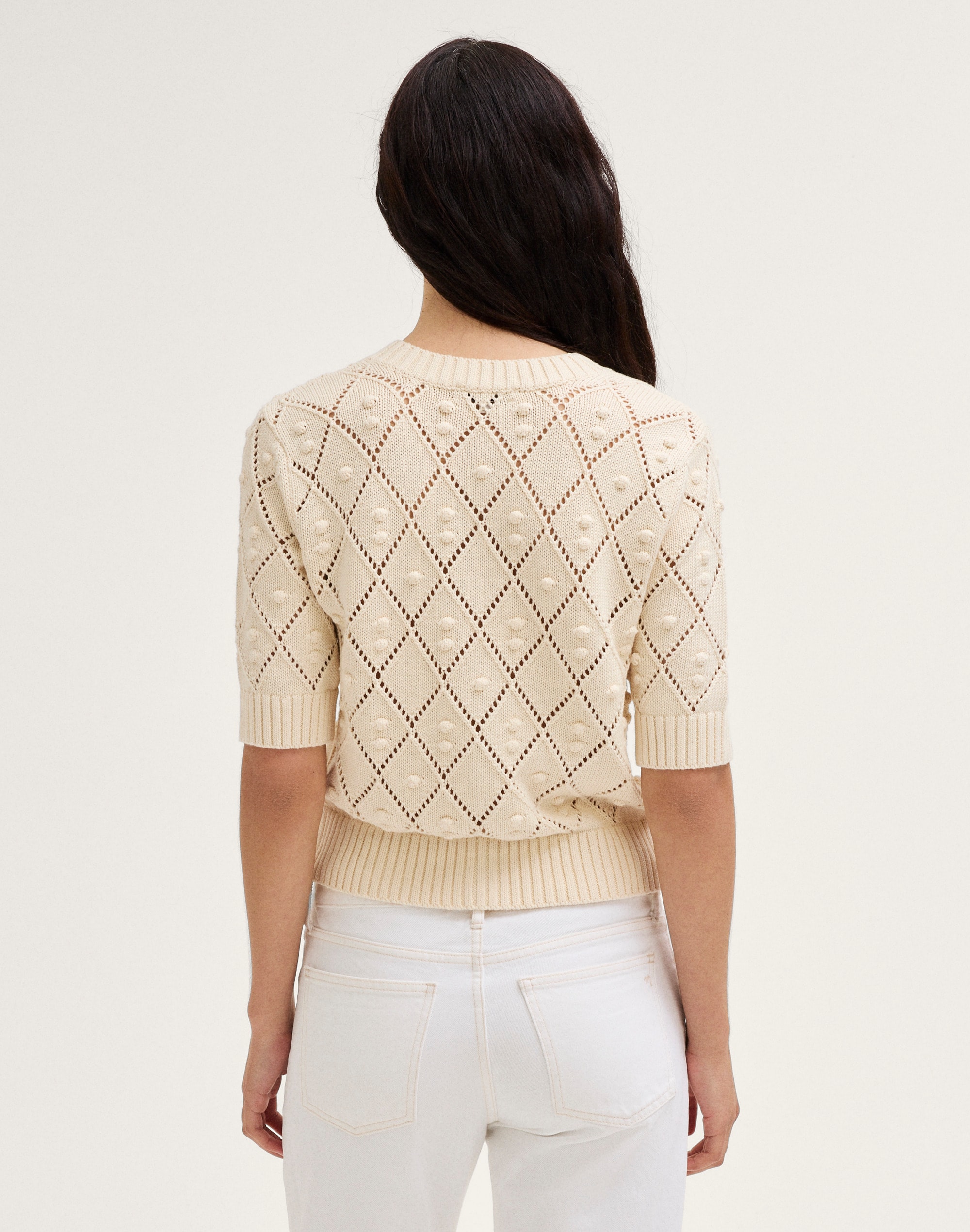 Bauble Pointelle-Stitch Cardigan