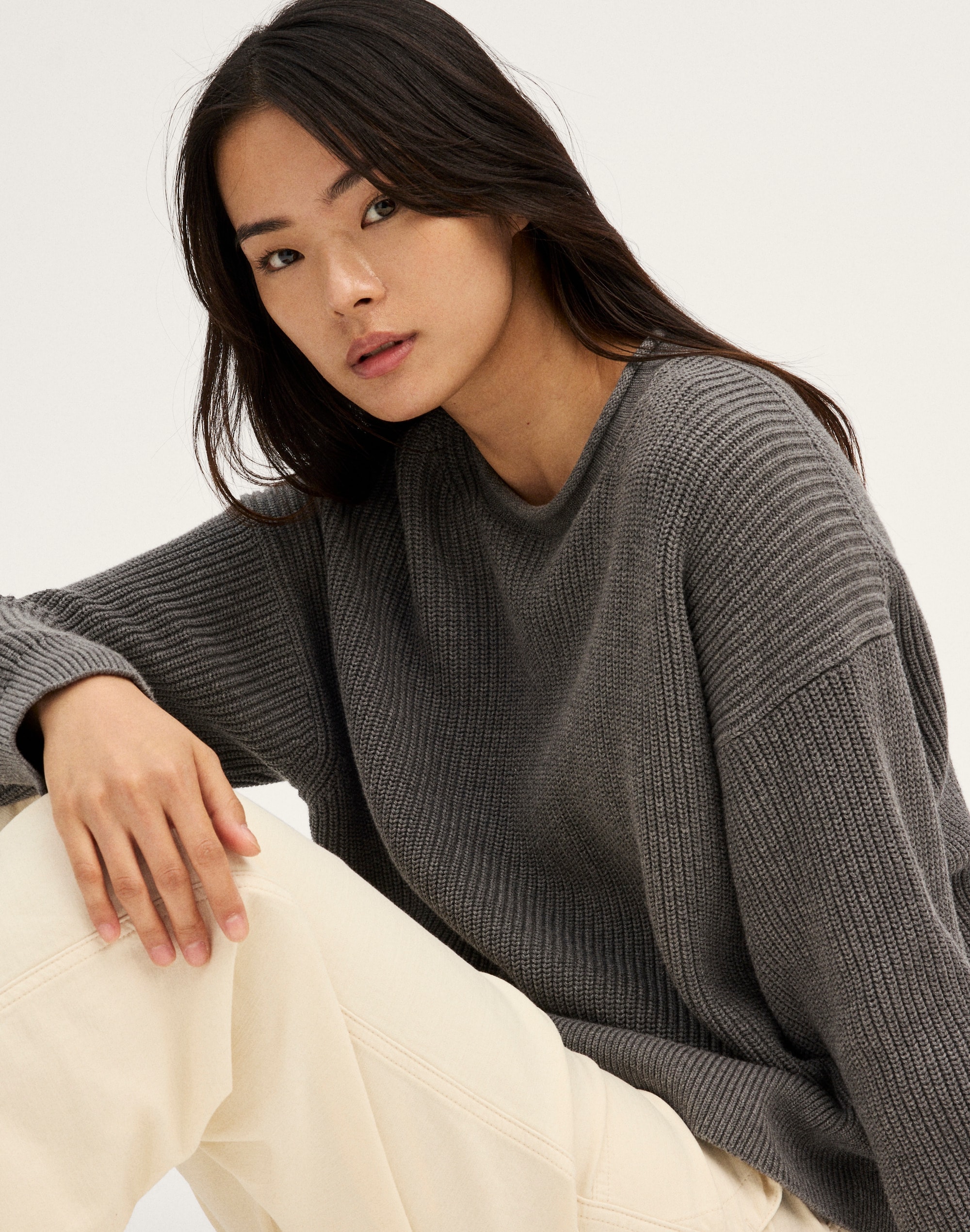 The Arden Crewneck Sweater in 100% Cotton