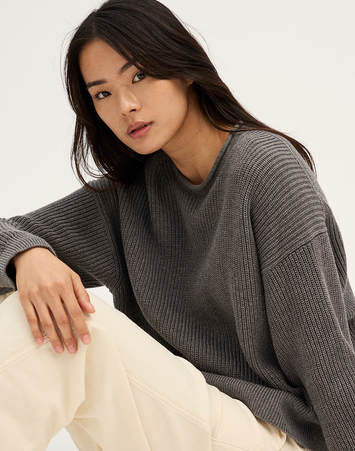 The Arden Crewneck Sweater in 100% Cotton