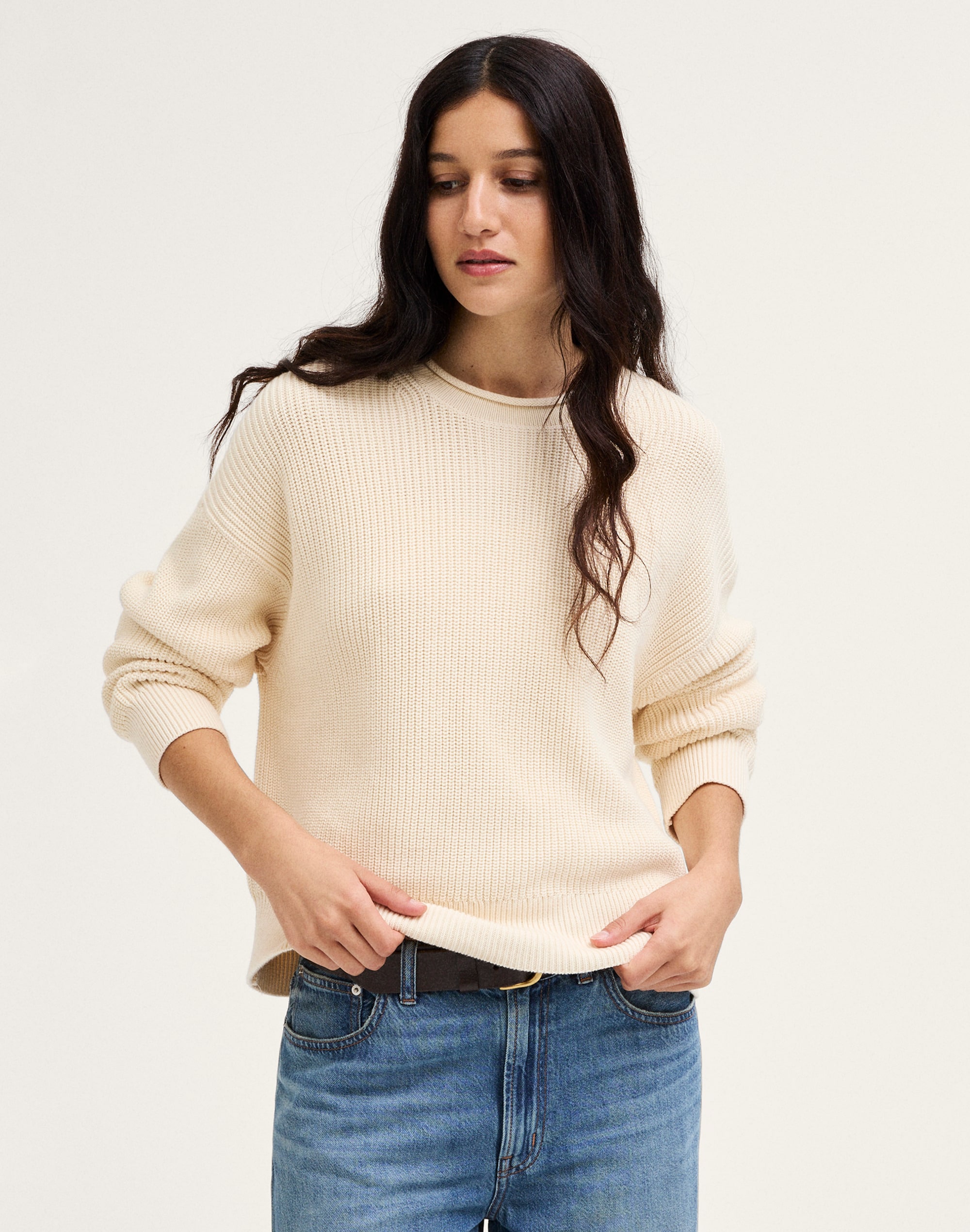The Arden Crewneck Sweater in 100% Cotton