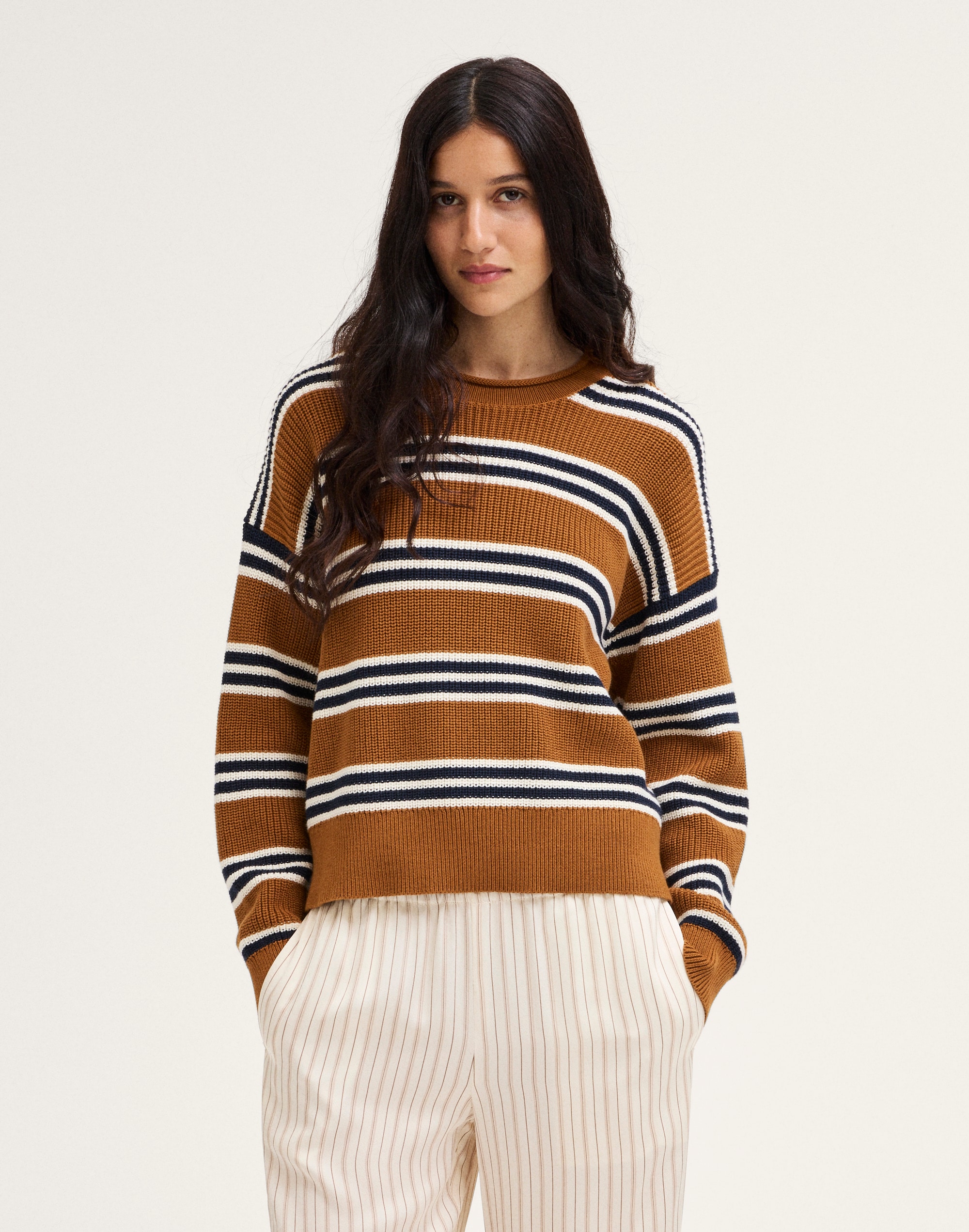 The Arden Crewneck Sweater in 100% Cotton