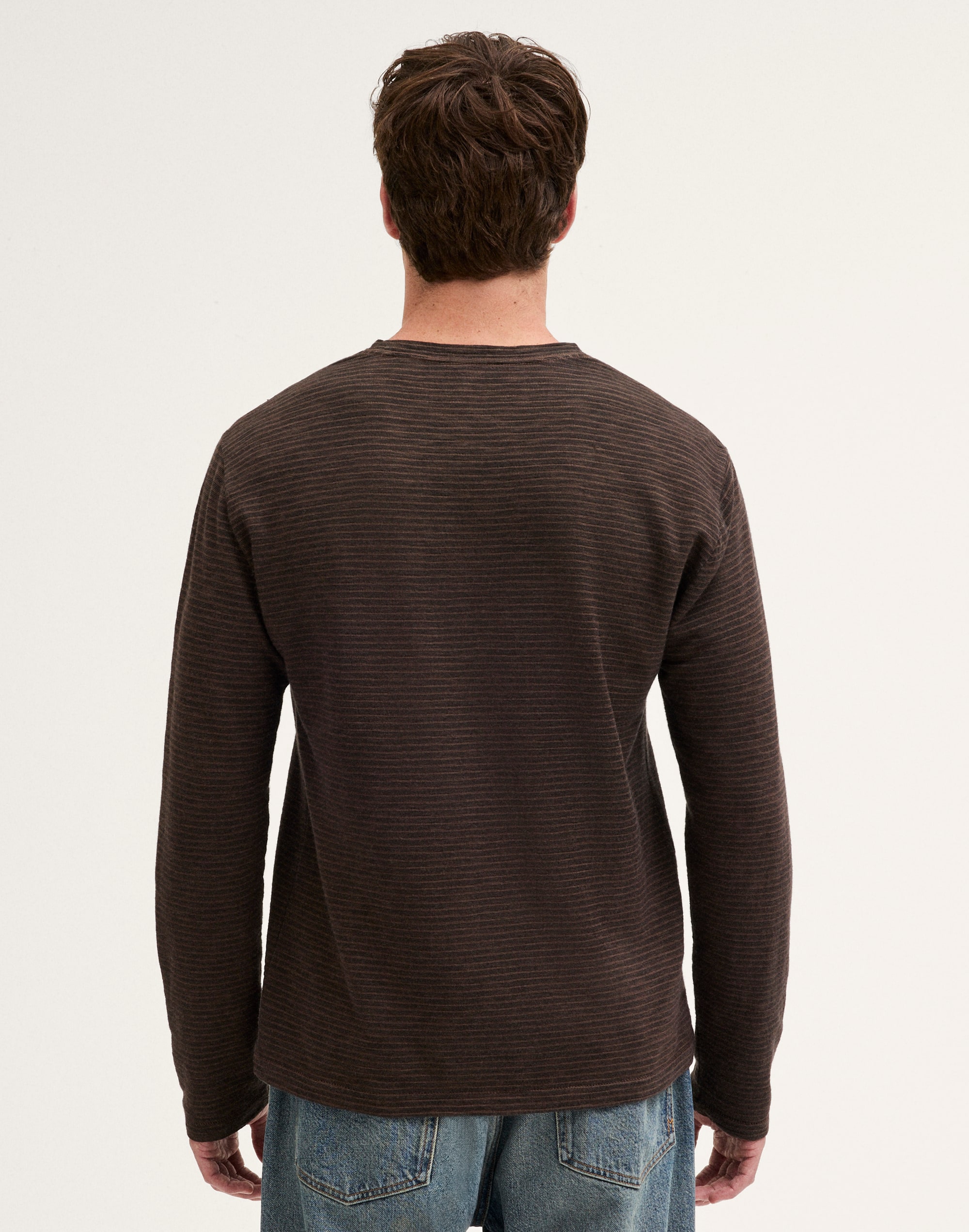 Long-Sleeve Jacquard Tee