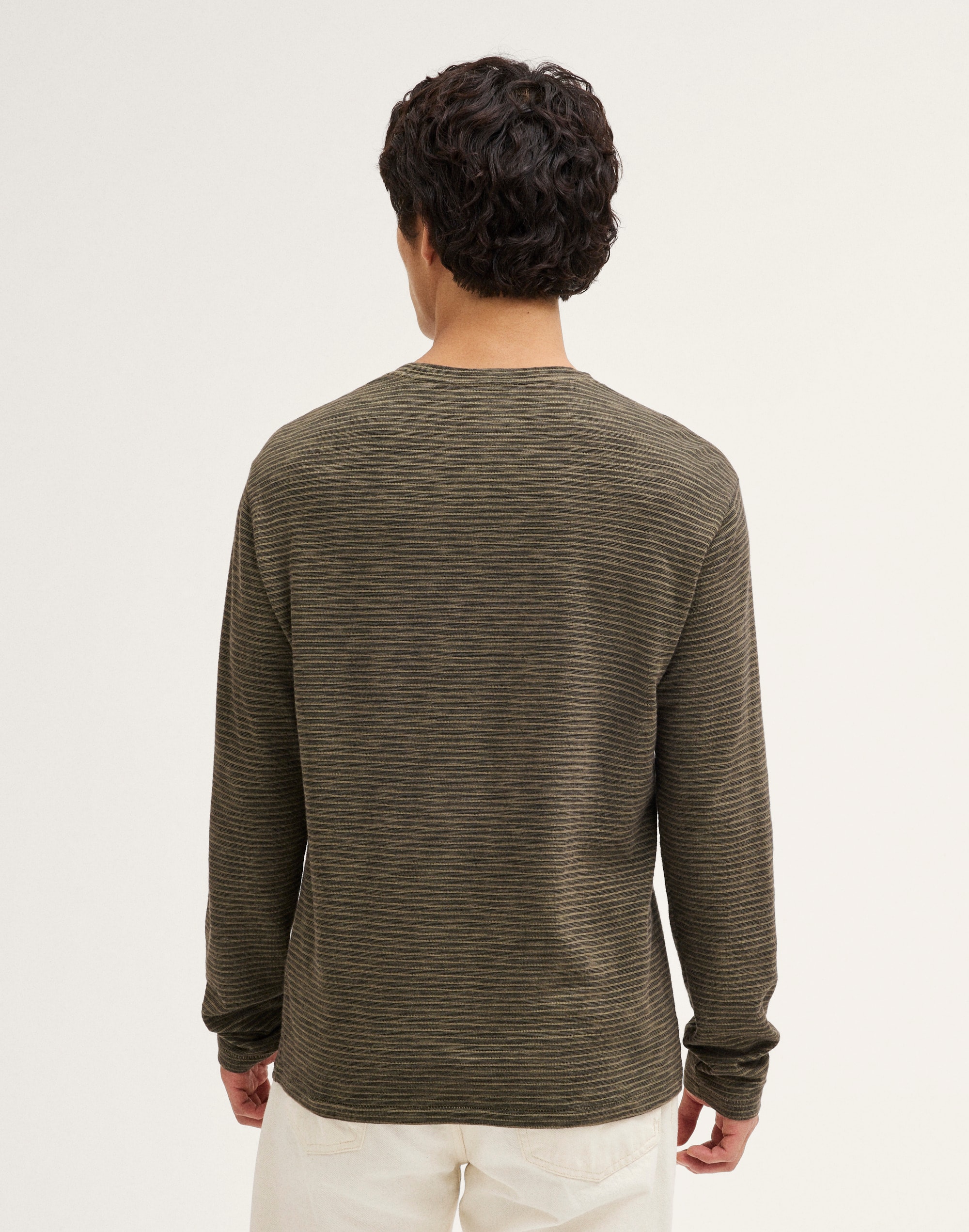 Long-Sleeve Jacquard Tee