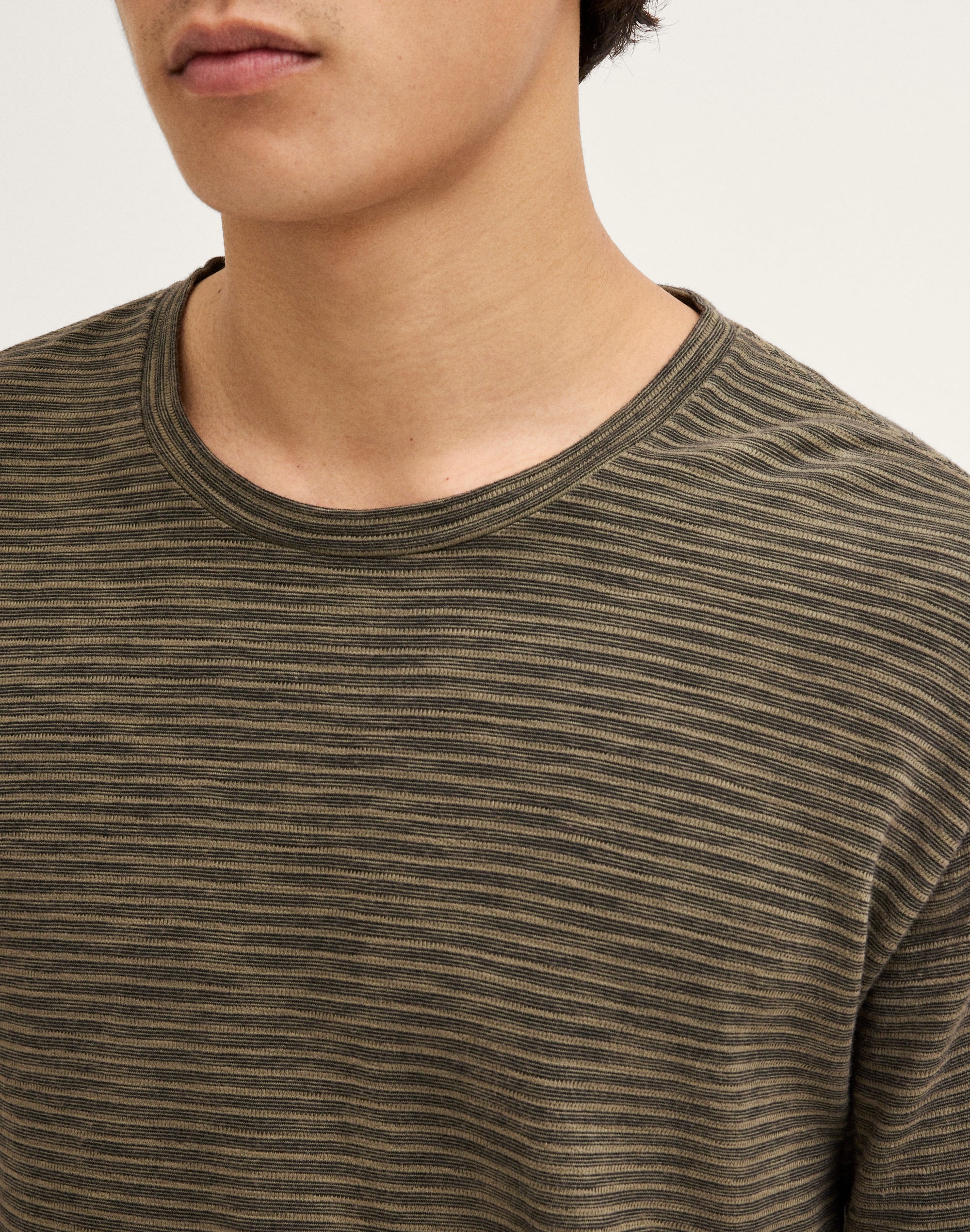 Long-Sleeve Jacquard Tee