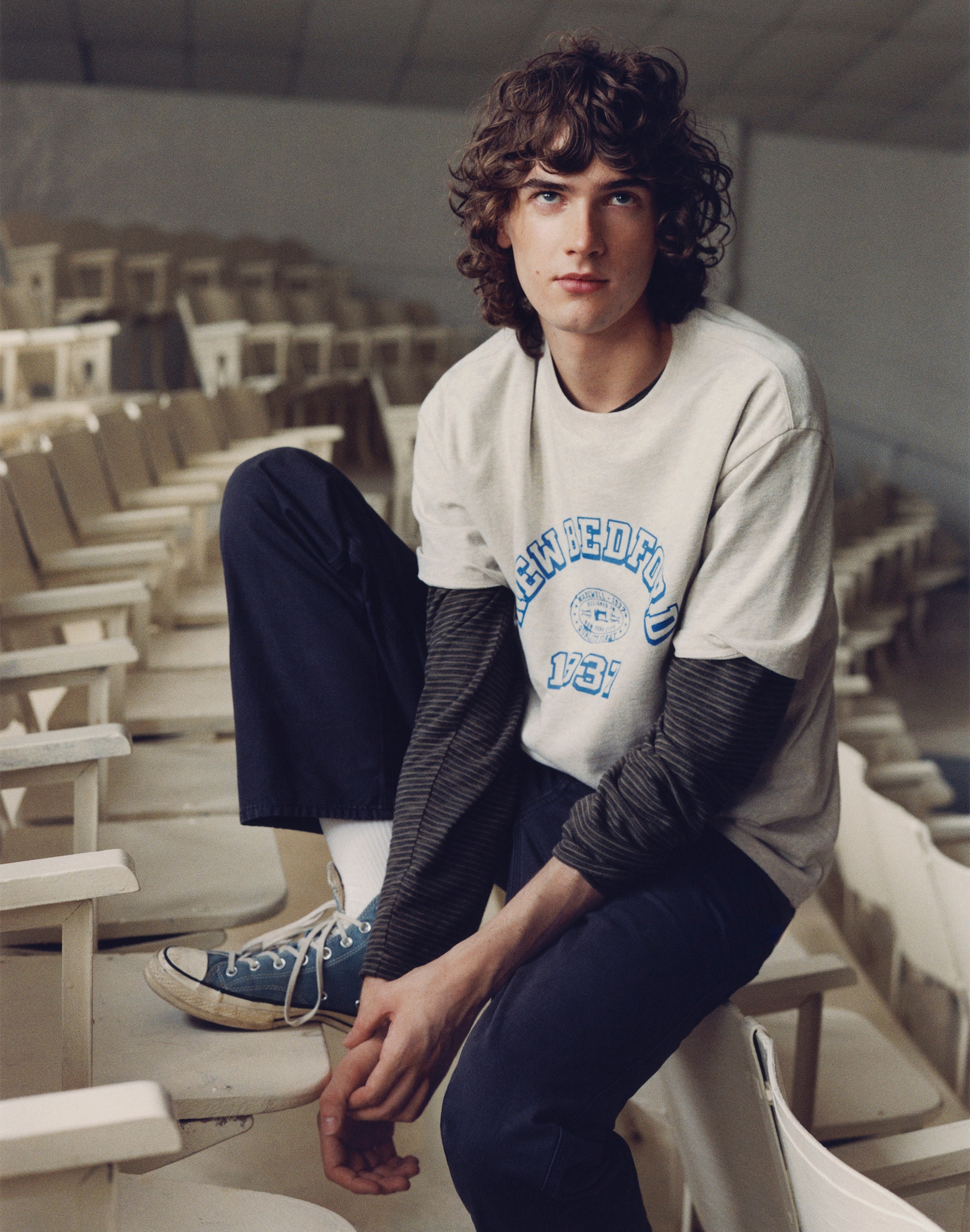 Long-Sleeve Jacquard Tee