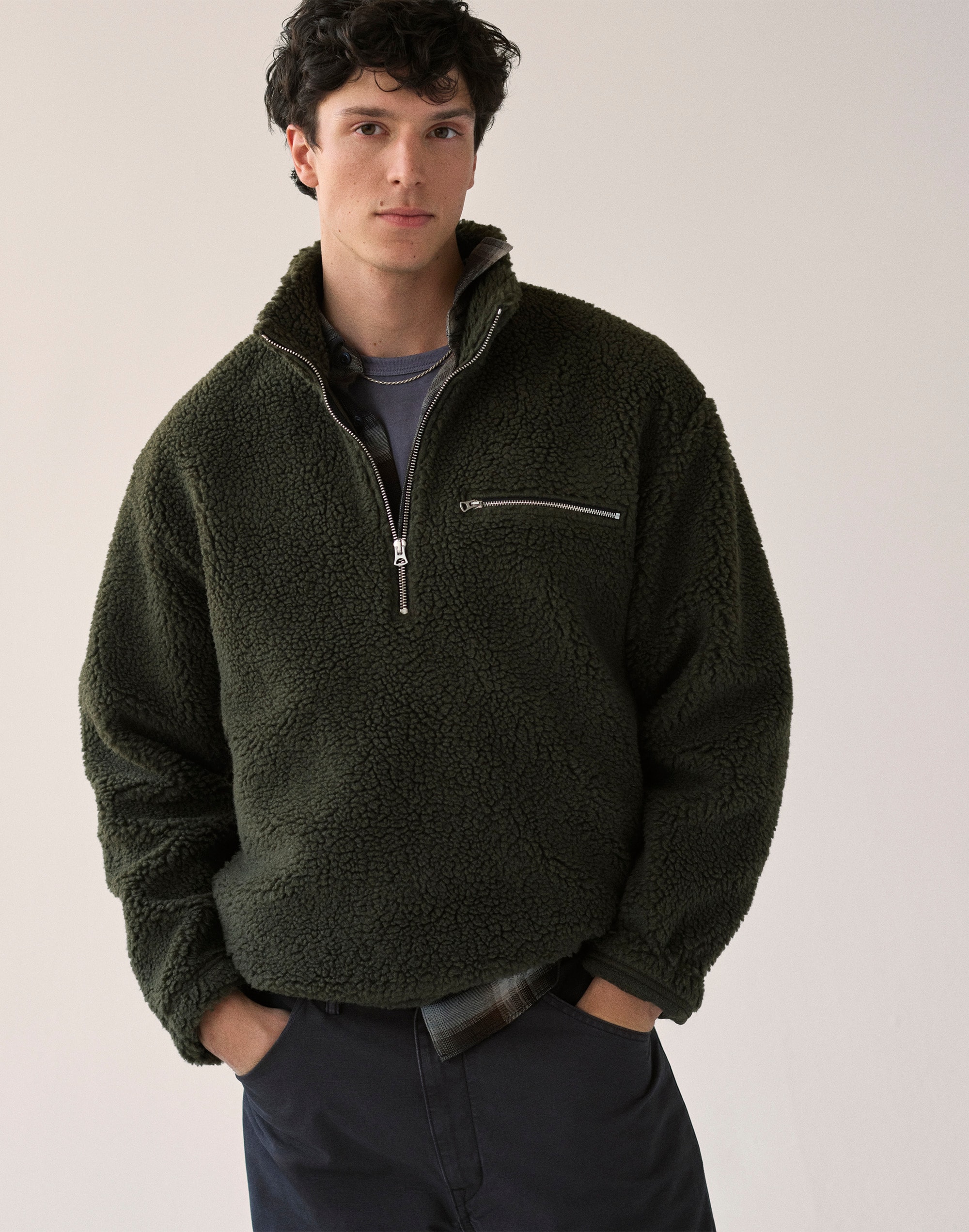 Pile-Fleece Pullover