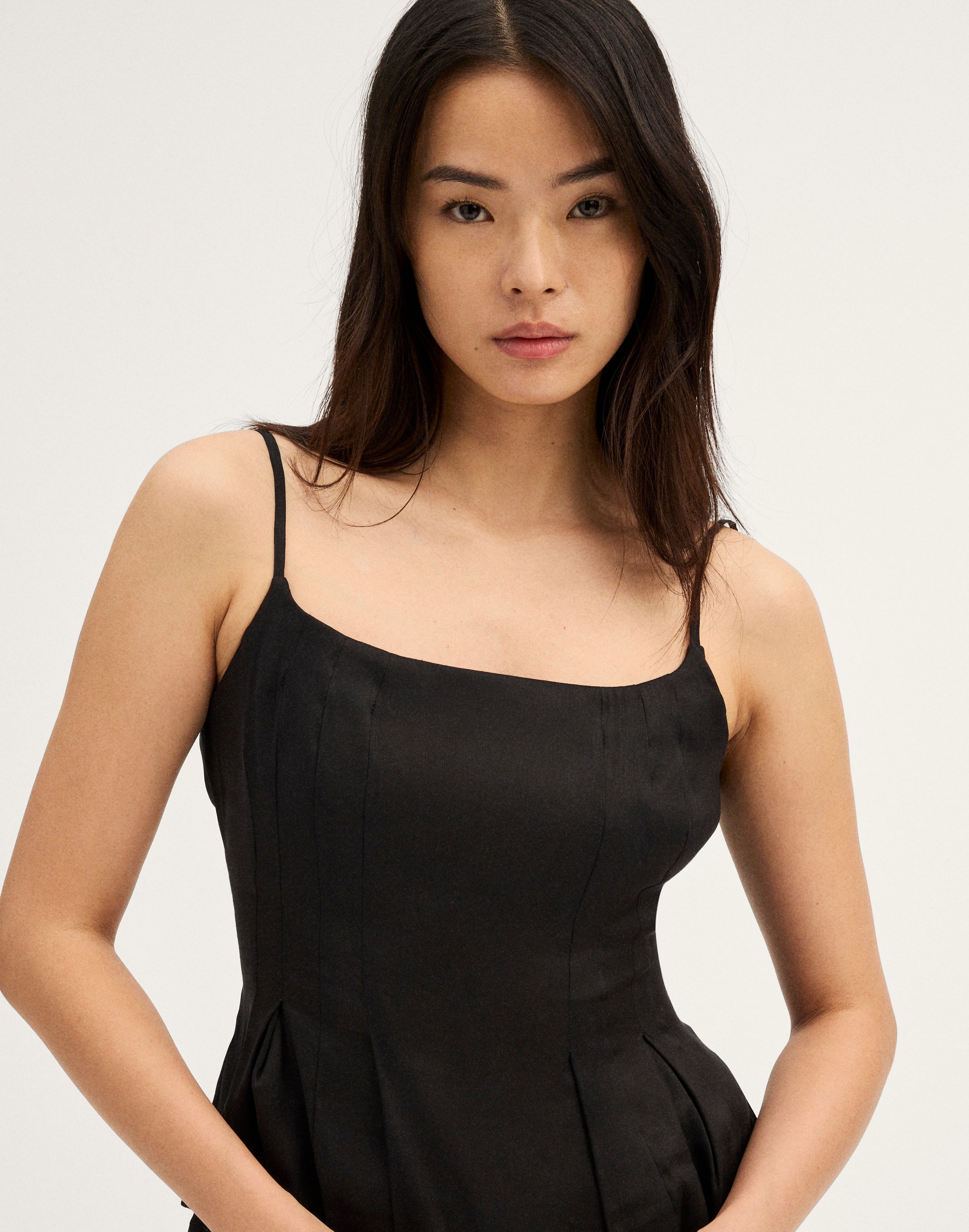 Darted Peplum Cami Top